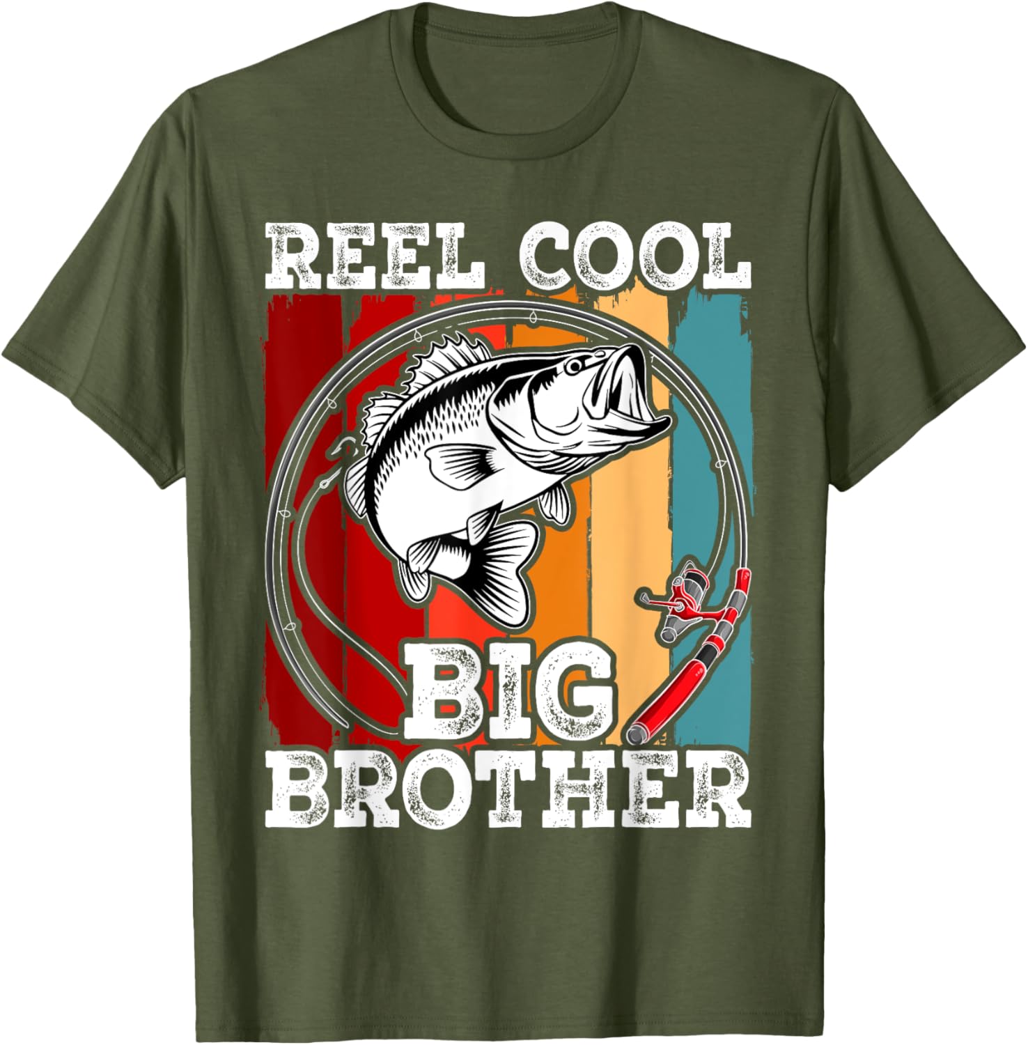 Cool Fishing T-Shirt for Big Brothers - Perfect Gift for Boys - 10