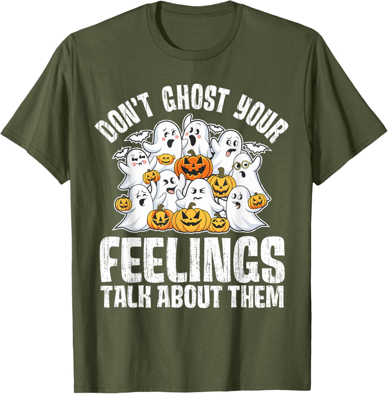Talk About Your Feelings Mental Health T-Shirt for Positive Vibes - 1