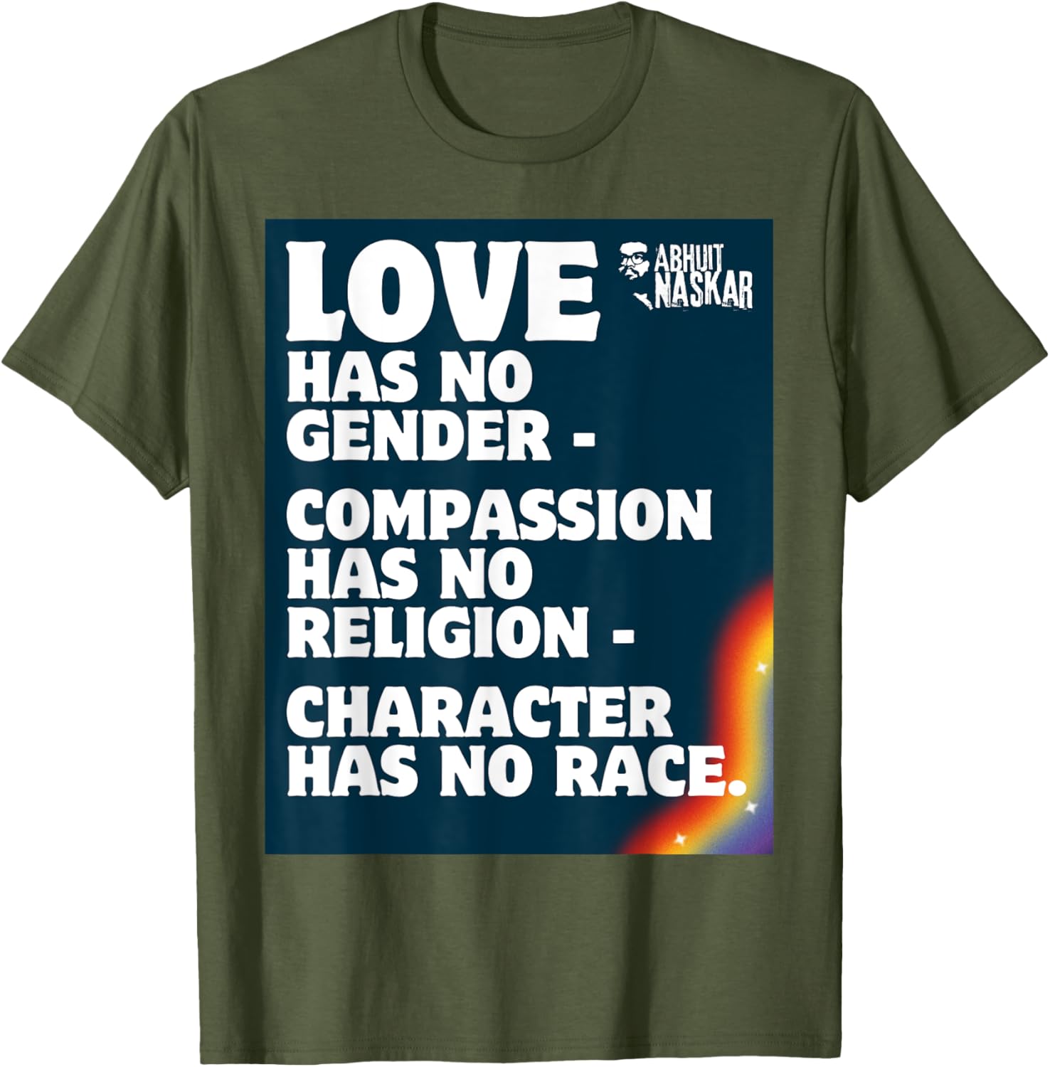 Abhijit Naskar Love Has No Gender T-Shirt - Inclusive Fashion Statement - 5
