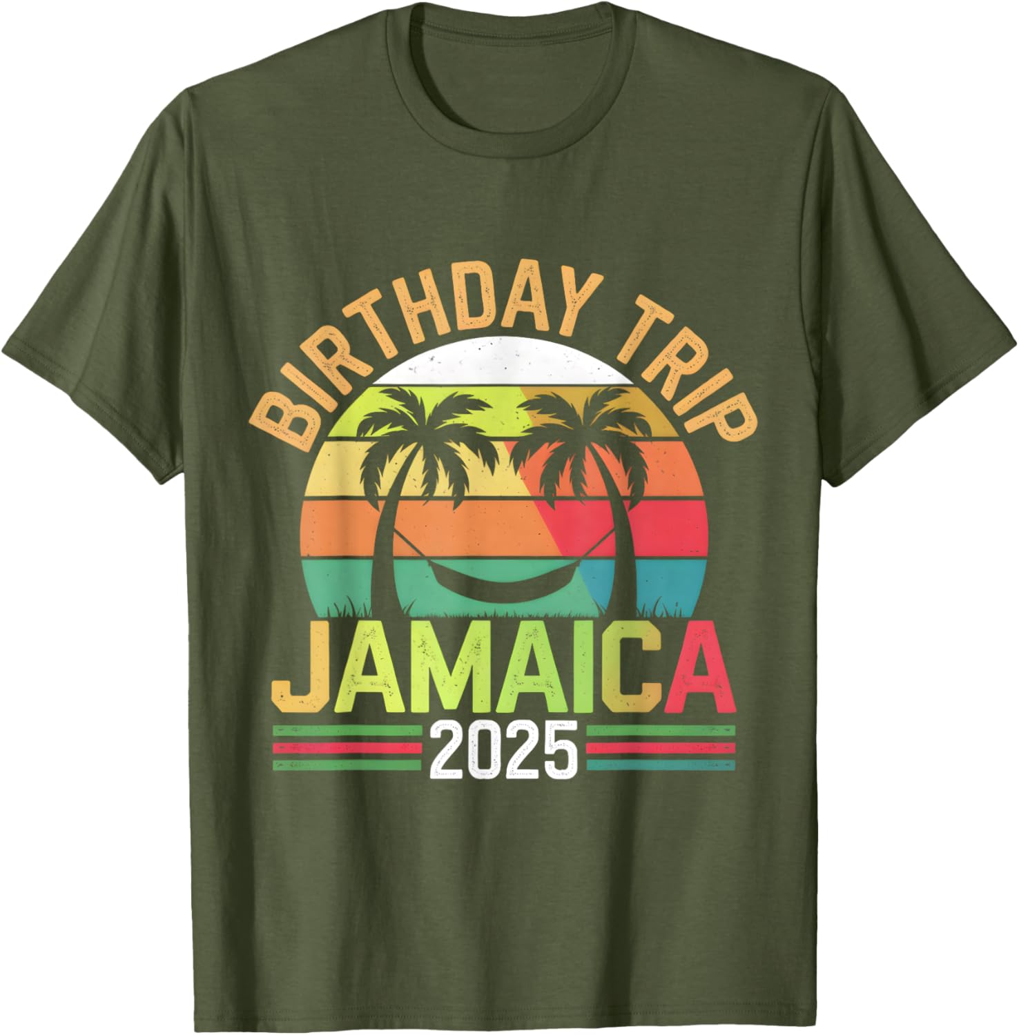 Jamaica 2025 Birthday Girls Trip Matching T-Shirt for Fun Celebrations - 7
