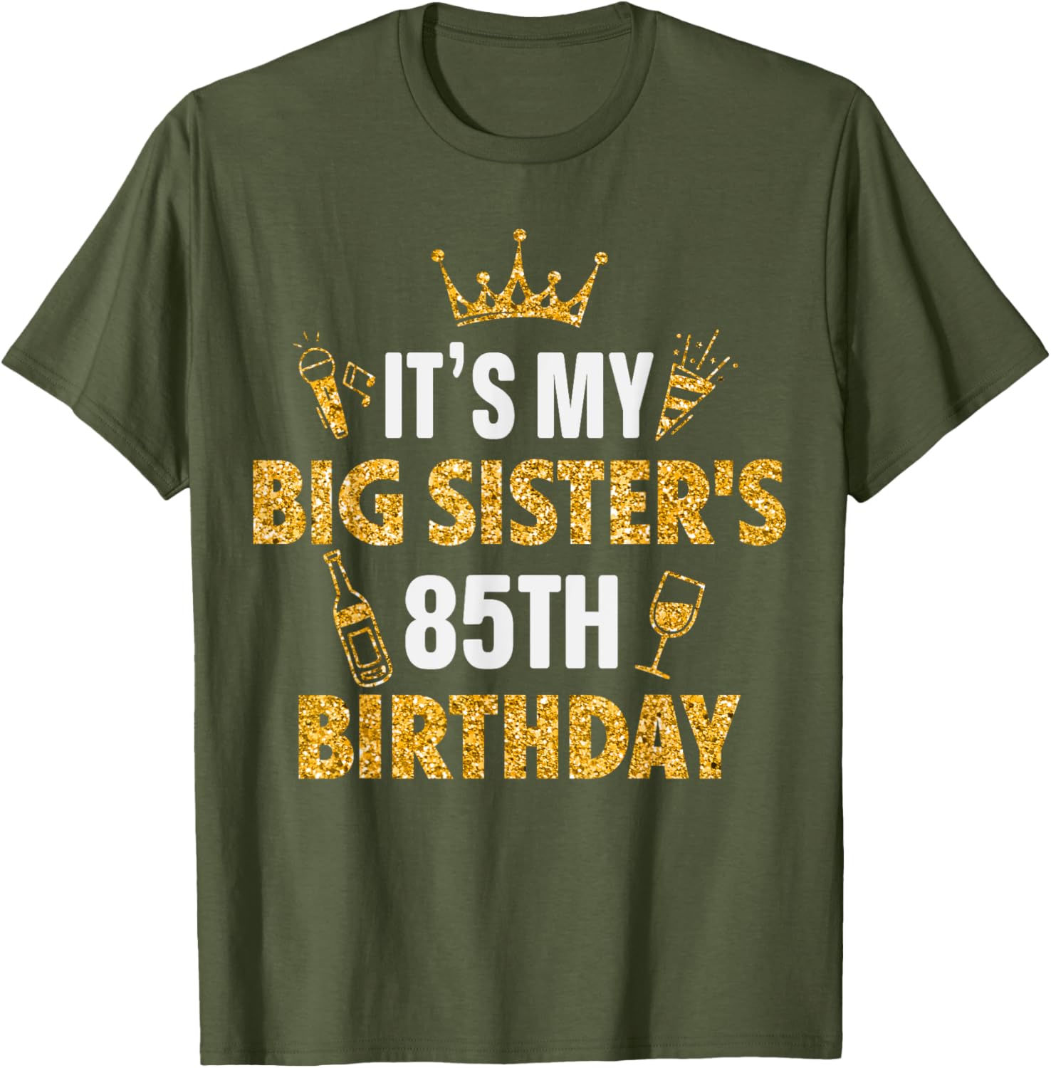 Big Sister's 85th Birthday T-Shirt Retro 1940 Gift for Sister - 8
