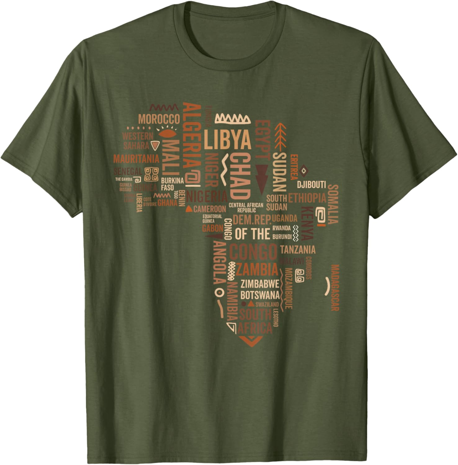 Africa Map Black History Pride T-Shirt for African American Culture - 11