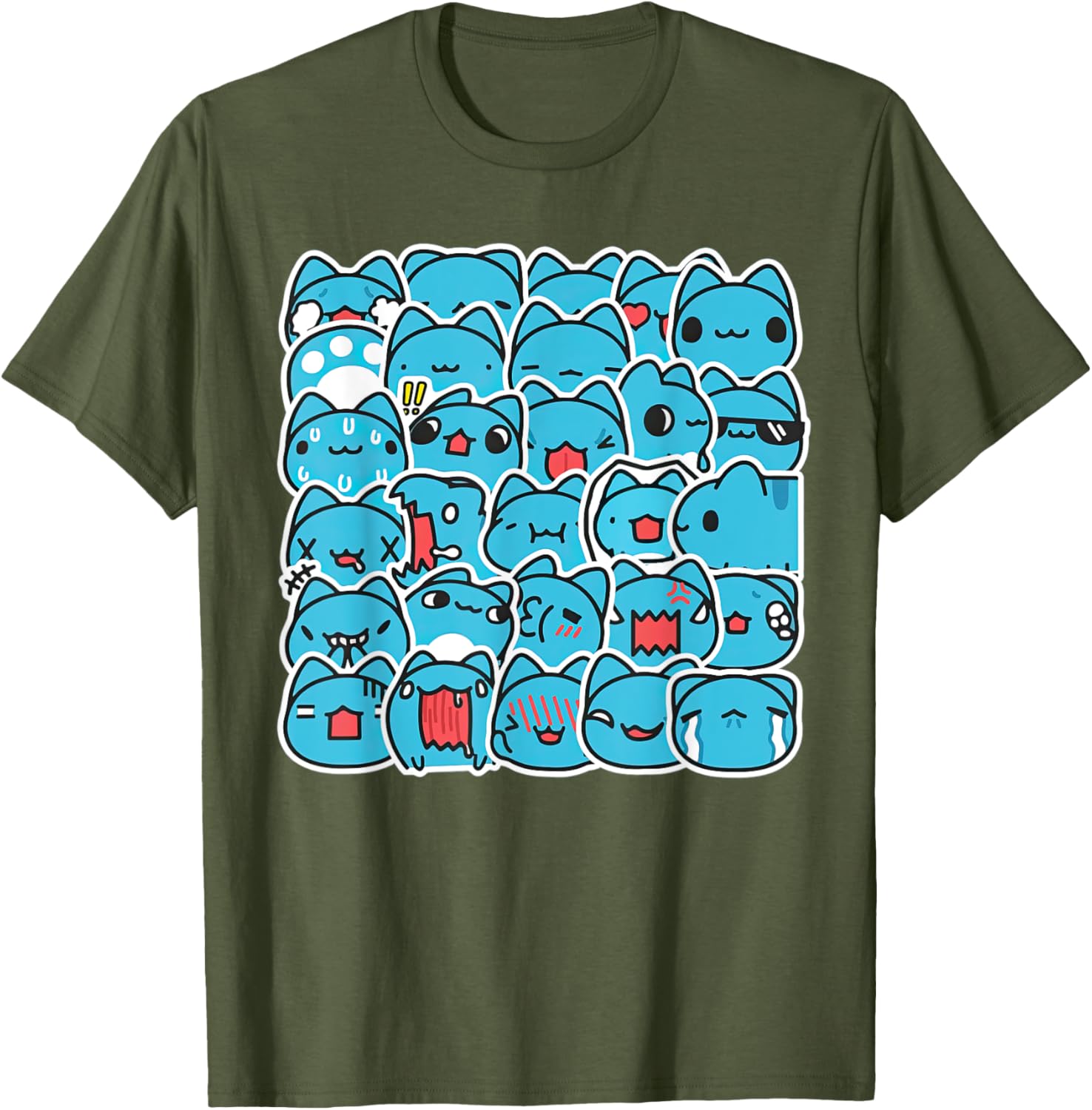 Adorable Bugcat Capoo T-Shirt for Cat Lovers - Cute & Comfy Style - 12