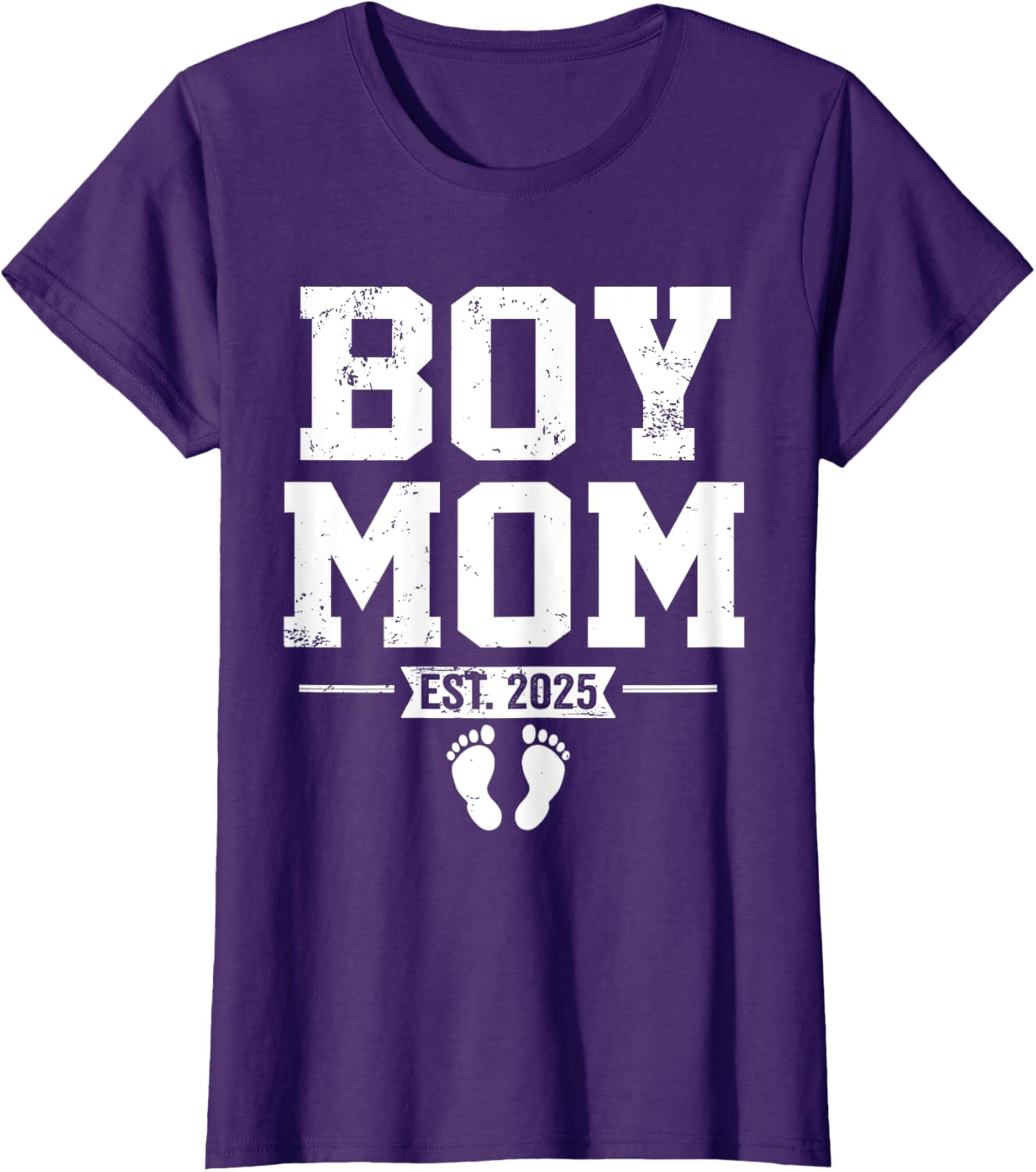 Boy Mom Established 2025 Newborn Mother's Day Gift T-Shirt - 6