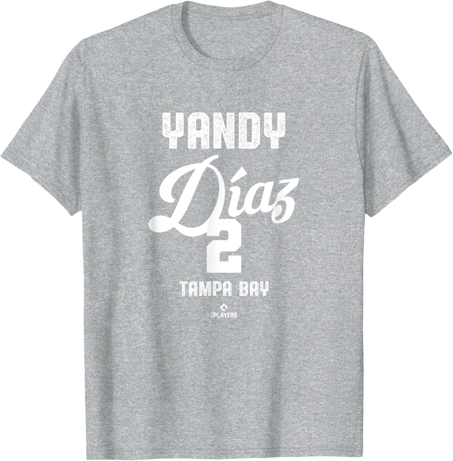 Yandy Diaz Tampa Bay Vintage MLBPA T-Shirt for Fans and Collectors - 4