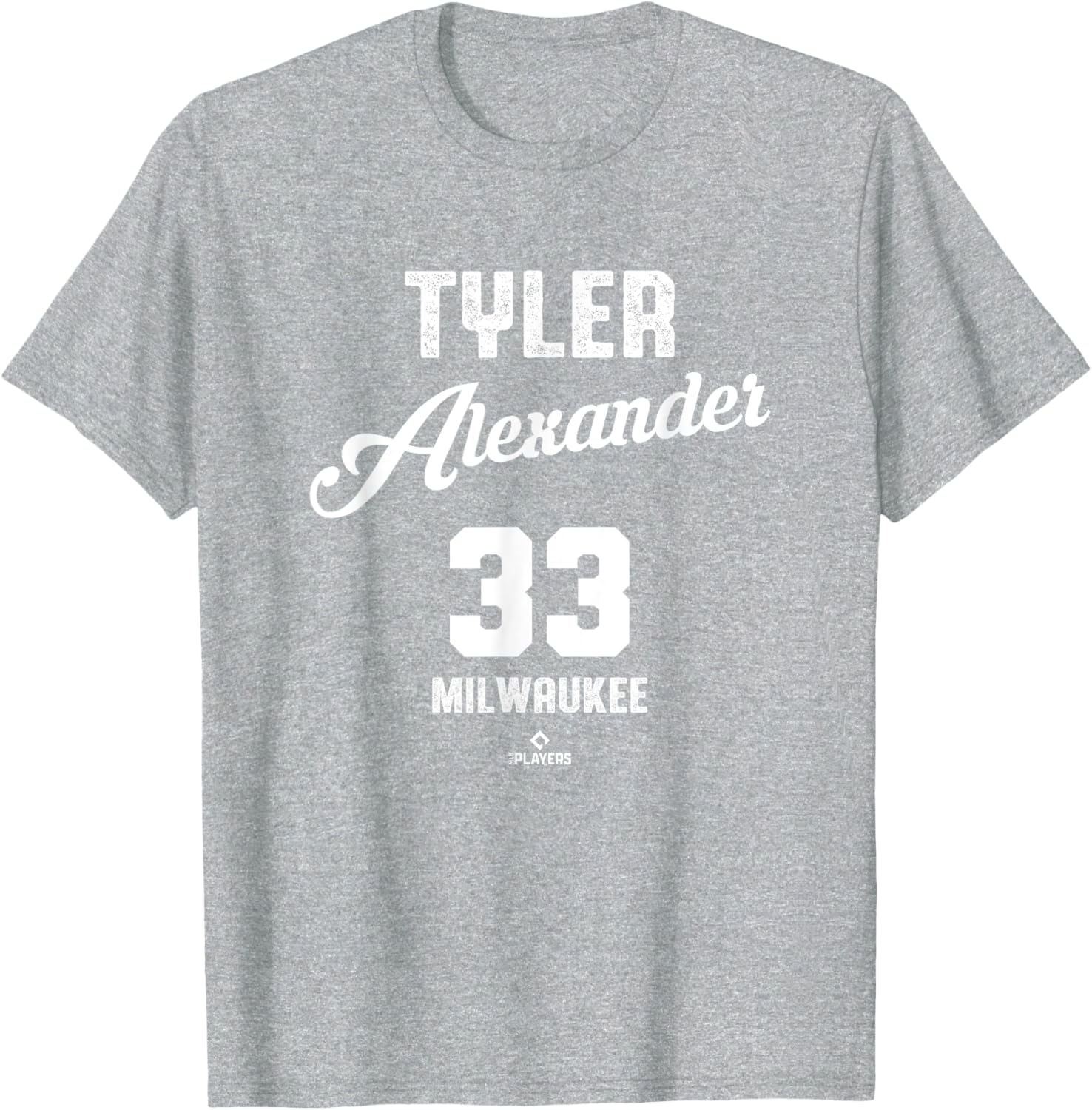 Vintage Tyler Alexander 33 Milwaukee Baseball T-Shirt for MLB Fans - 1
