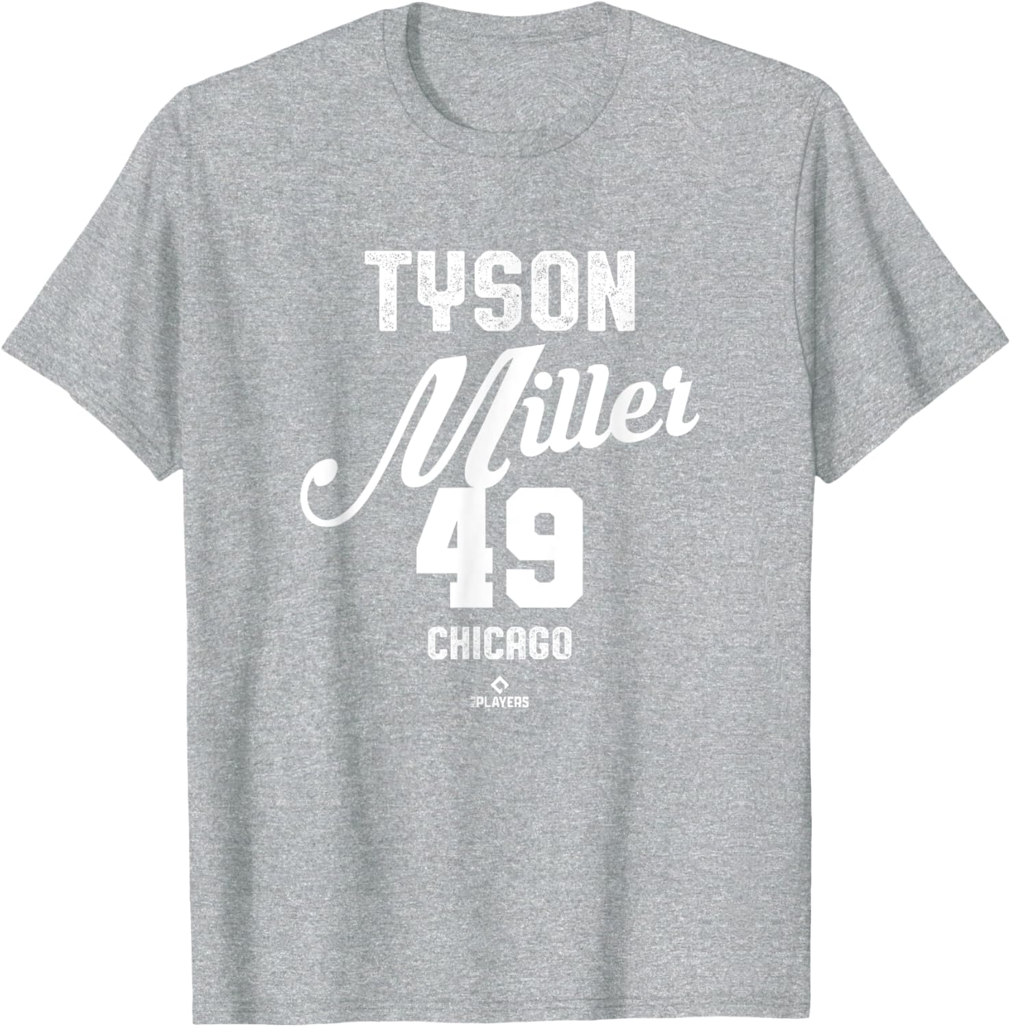 Vintage Tyson Miller 49 Chicago Baseball T-Shirt MLBPA Apparel - 2