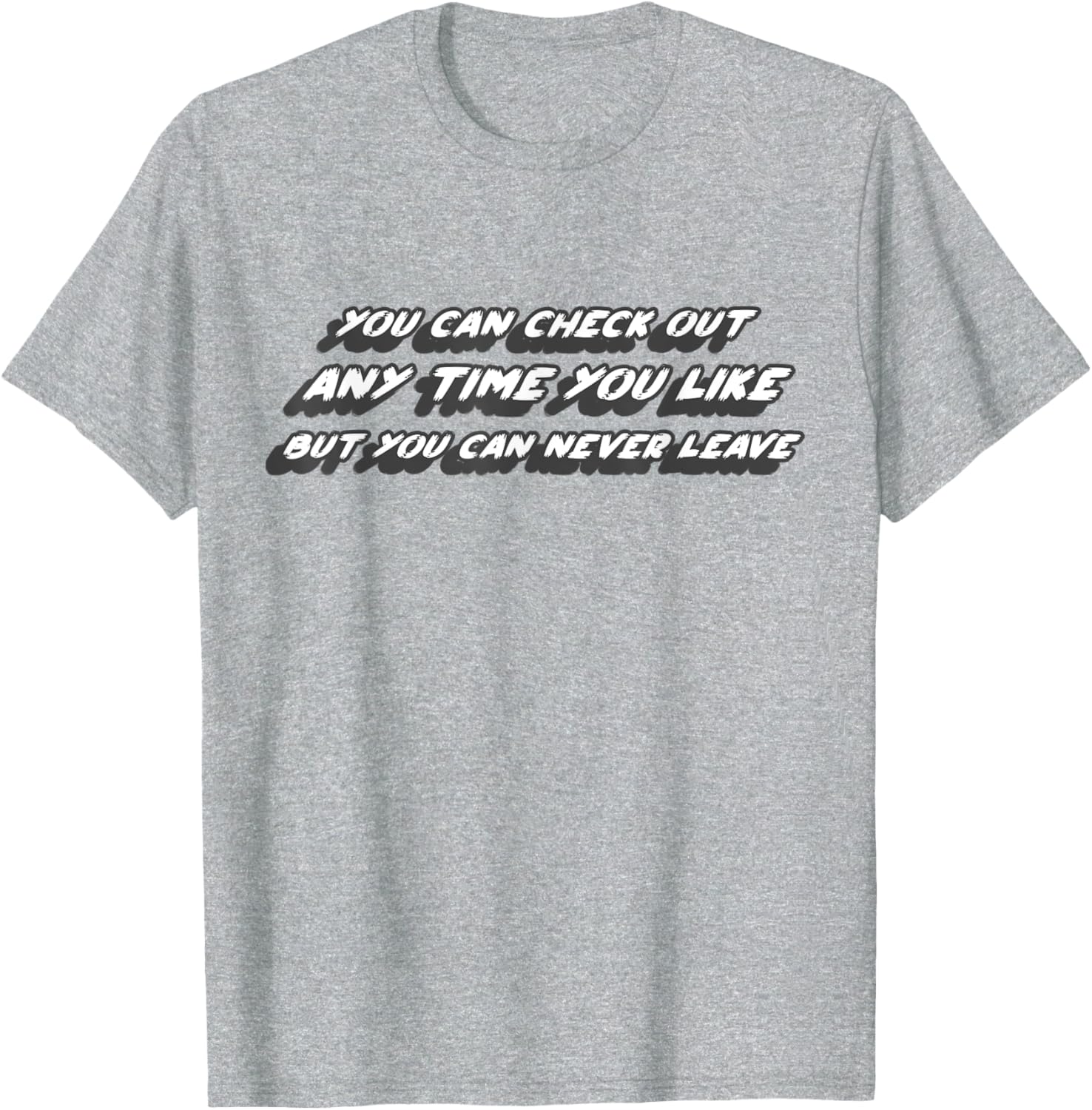 Cool You're Free to Check Out Anytime T-Shirt for Music Lovers - 16