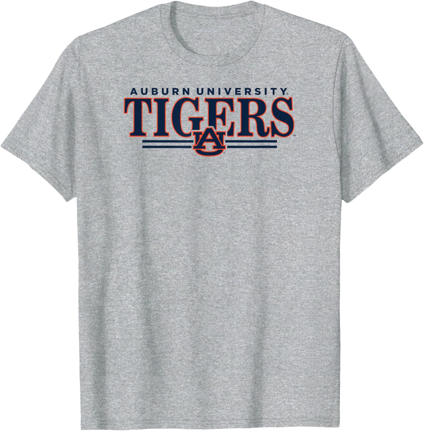 Auburn Tigers Gray T-Shirt - Officially Licensed Regalia Apparel - 1