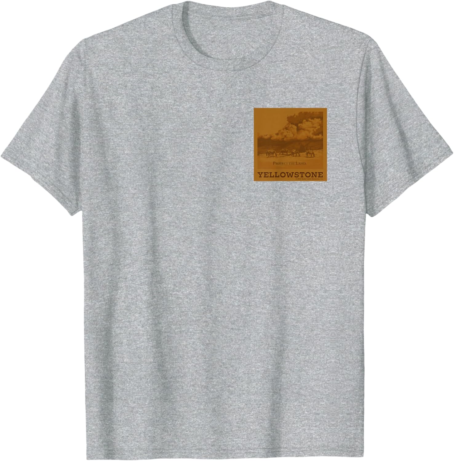 Yellowstone Dutton Ranch Buffalo Faux Chest Patch T-Shirt for Fans - 8