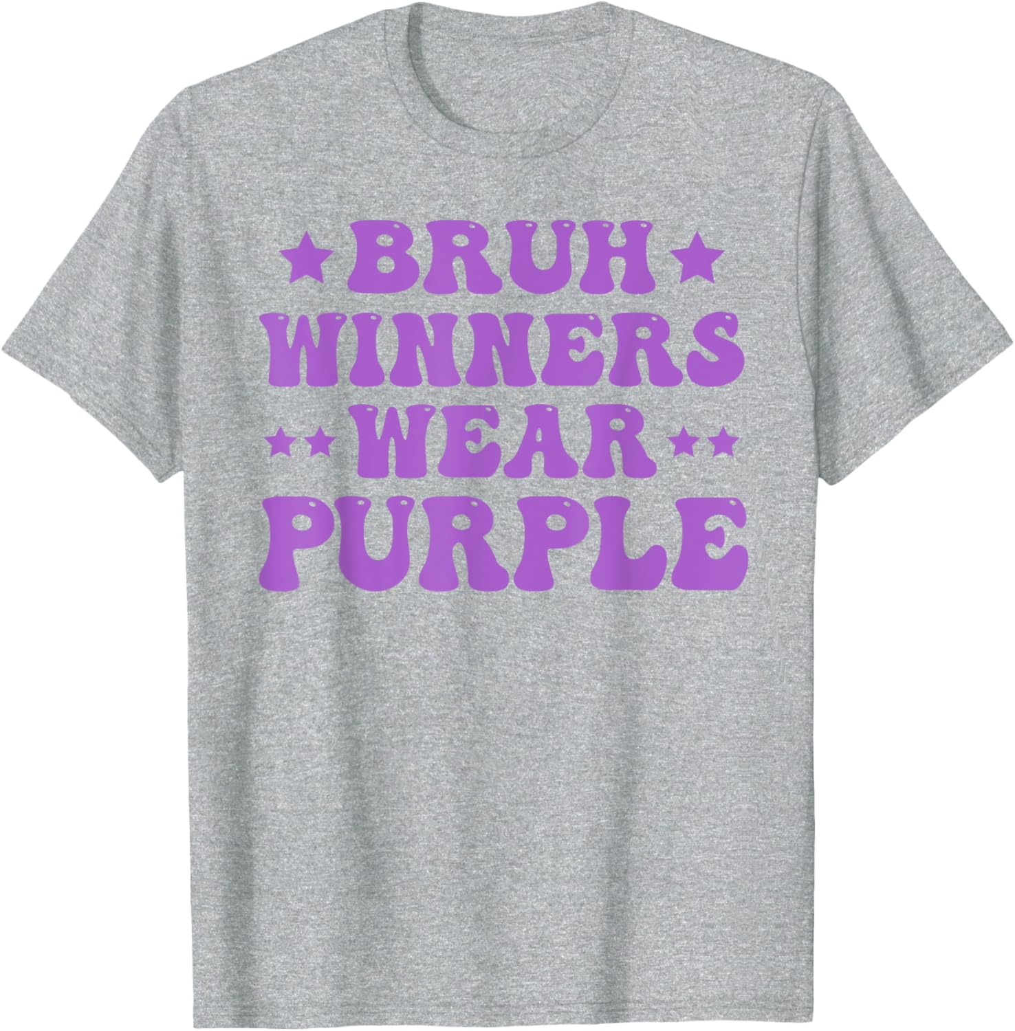 Winners Wear Purple Camp Team Spirit Week Matching T-Shirt for All Ages - 1