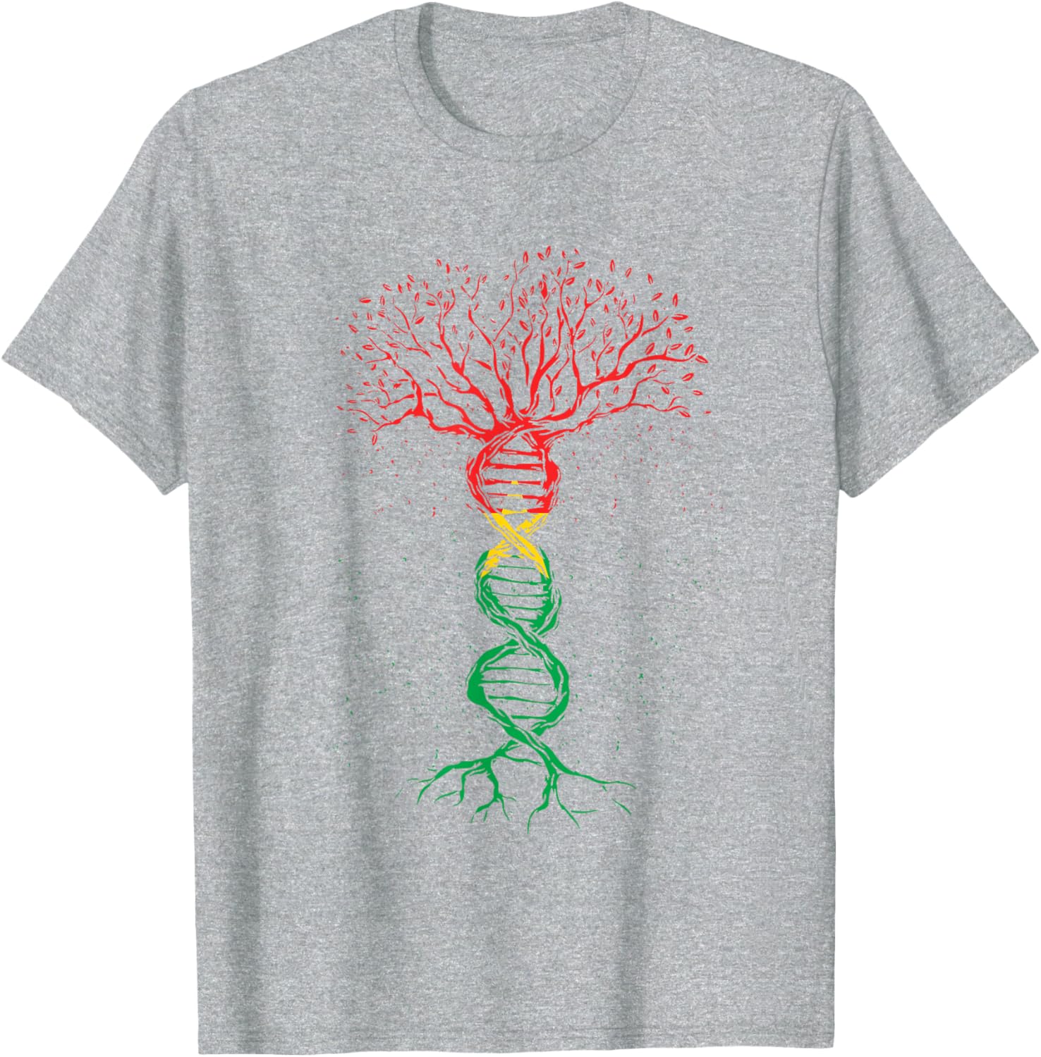 Burkina Faso Pride T-Shirt with DNA Tree Roots and Flag Design - 28