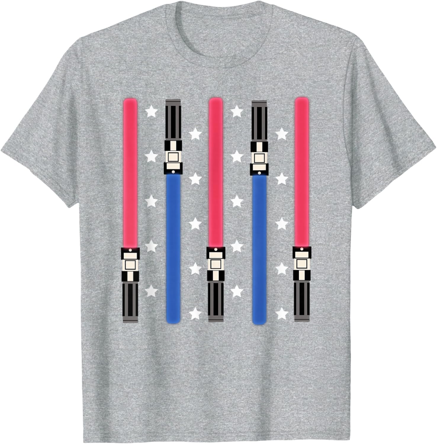 Star Wars 4th of July Lightsabers T-Shirt for Fans and Celebrations - 1