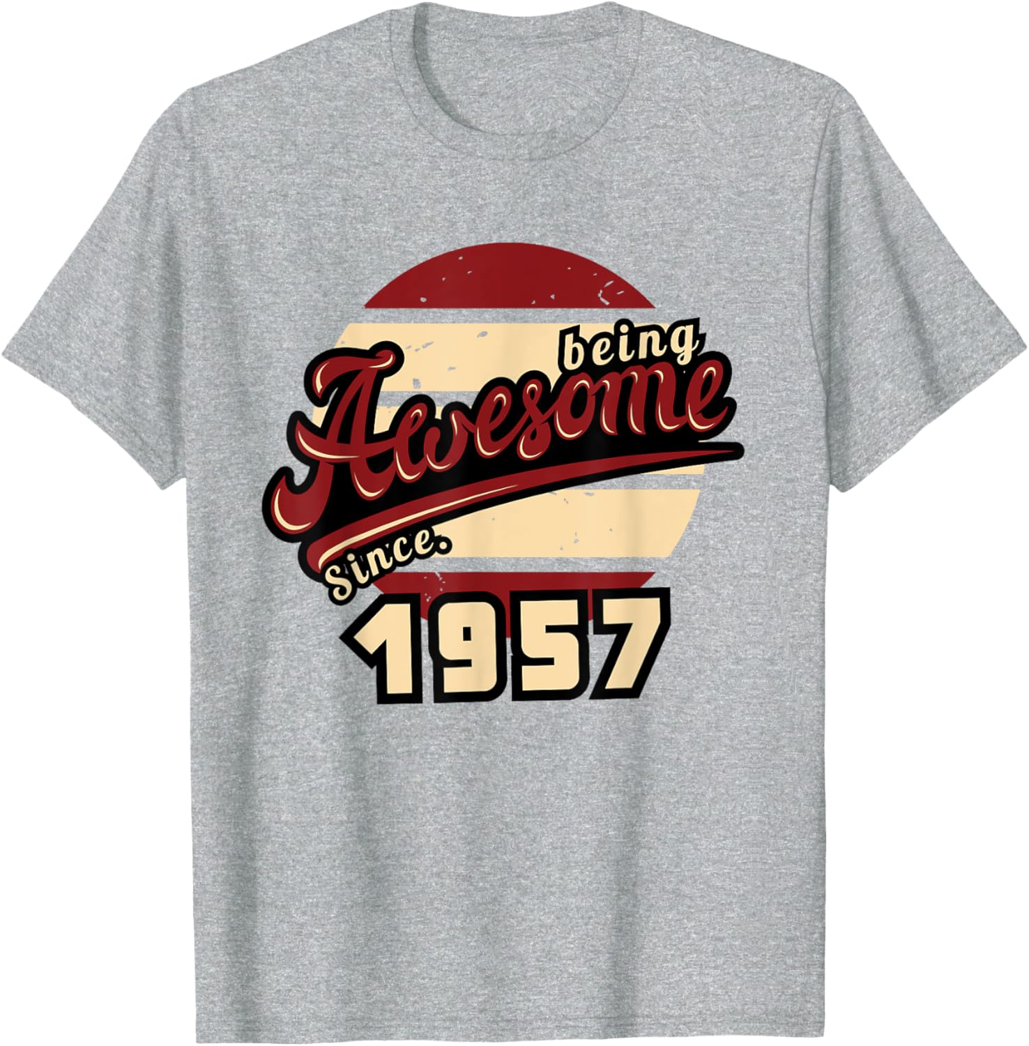 Awesome Since 1957 Retro 68th Birthday T-Shirt Gift for Him or Her - 6