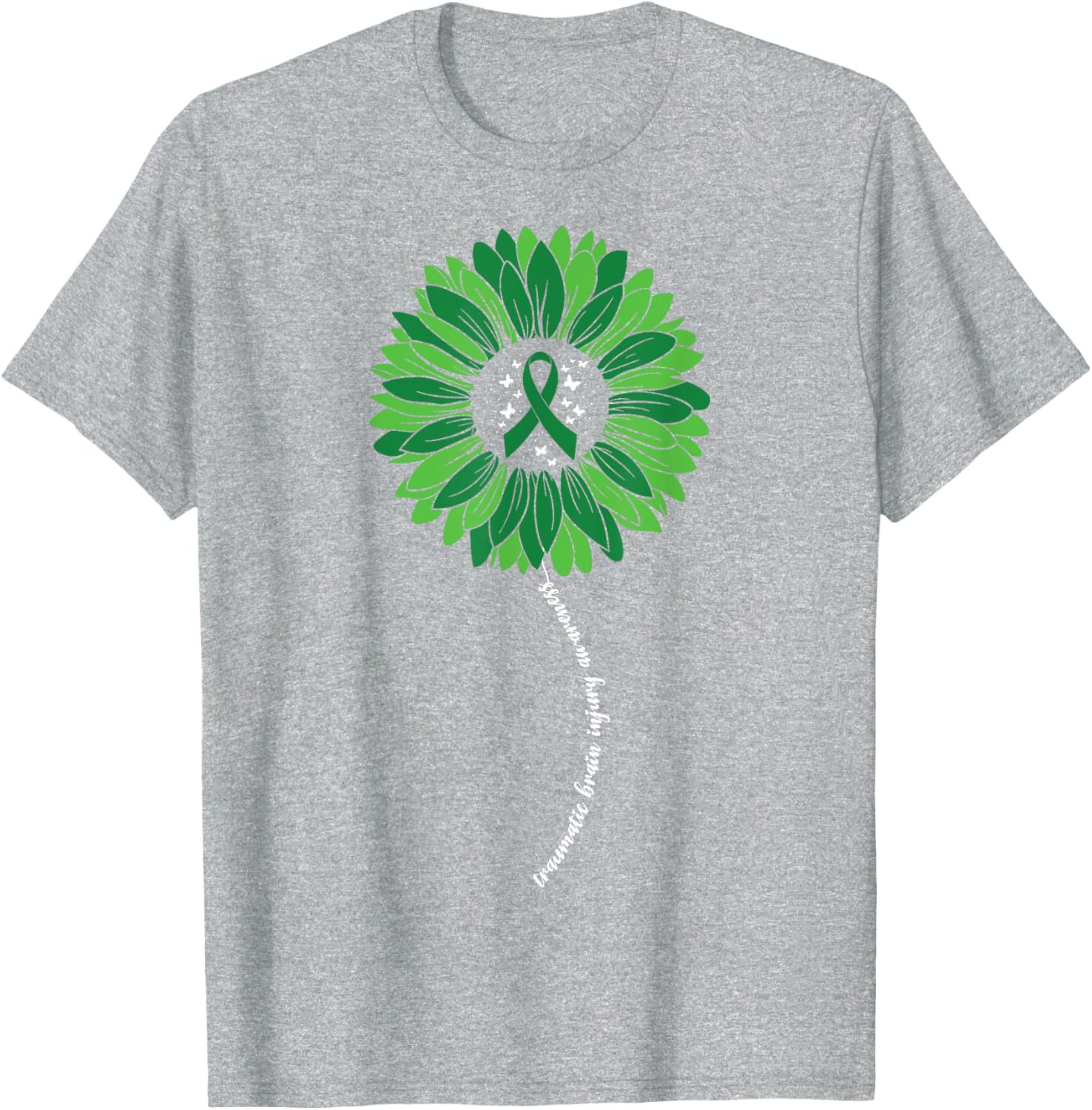 Support TBI Awareness with Sunflower Design Women's T-Shirt - 13