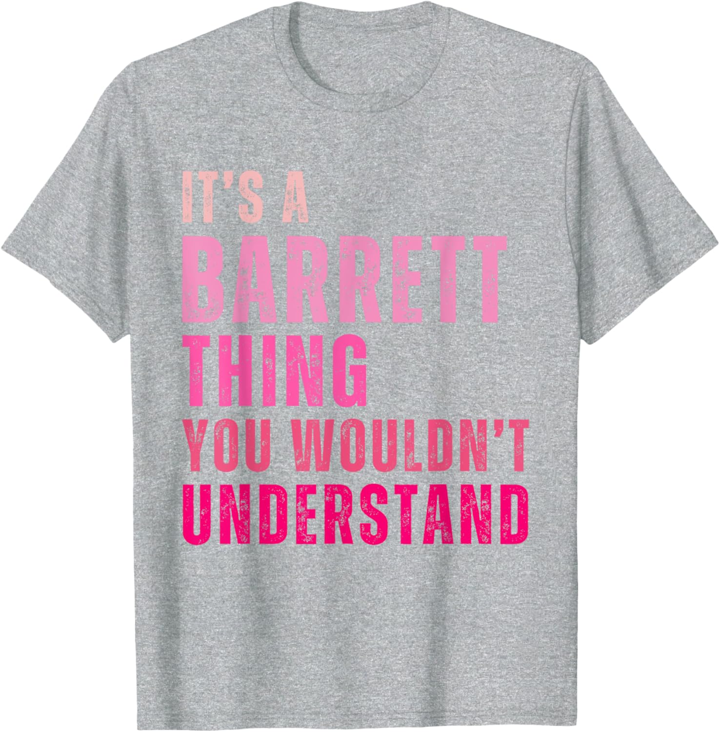 Barrett Vintage T-Shirt It's A Barrett Thing You Wouldn't Understand - 7