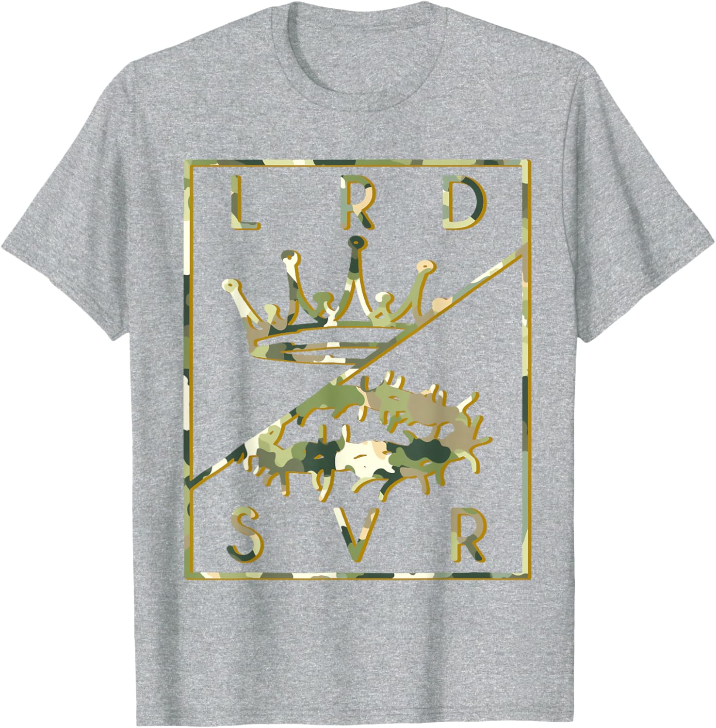 Camo Jesus Crown T-Shirt - Christian King Lord & Savior Apparel - 9