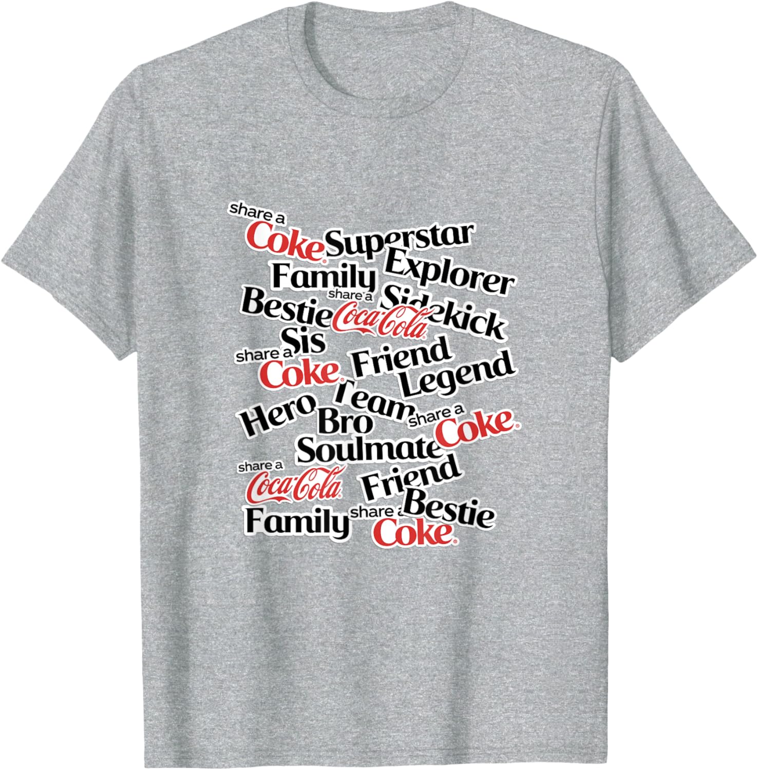 Coca-Cola Share A Coke Jumble T-Shirt for Fun Style and Comfort - 1