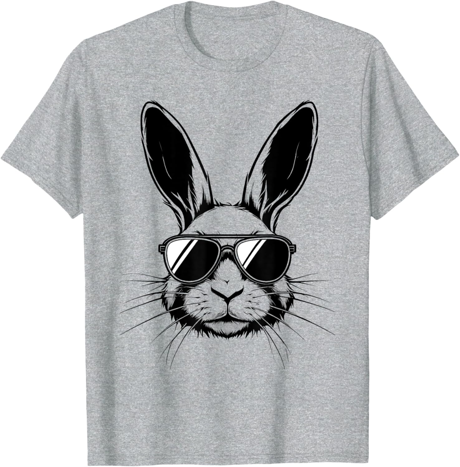 Bunny Face Glasses Shirt for Men Boys Kids Perfect for Easter Day - 4