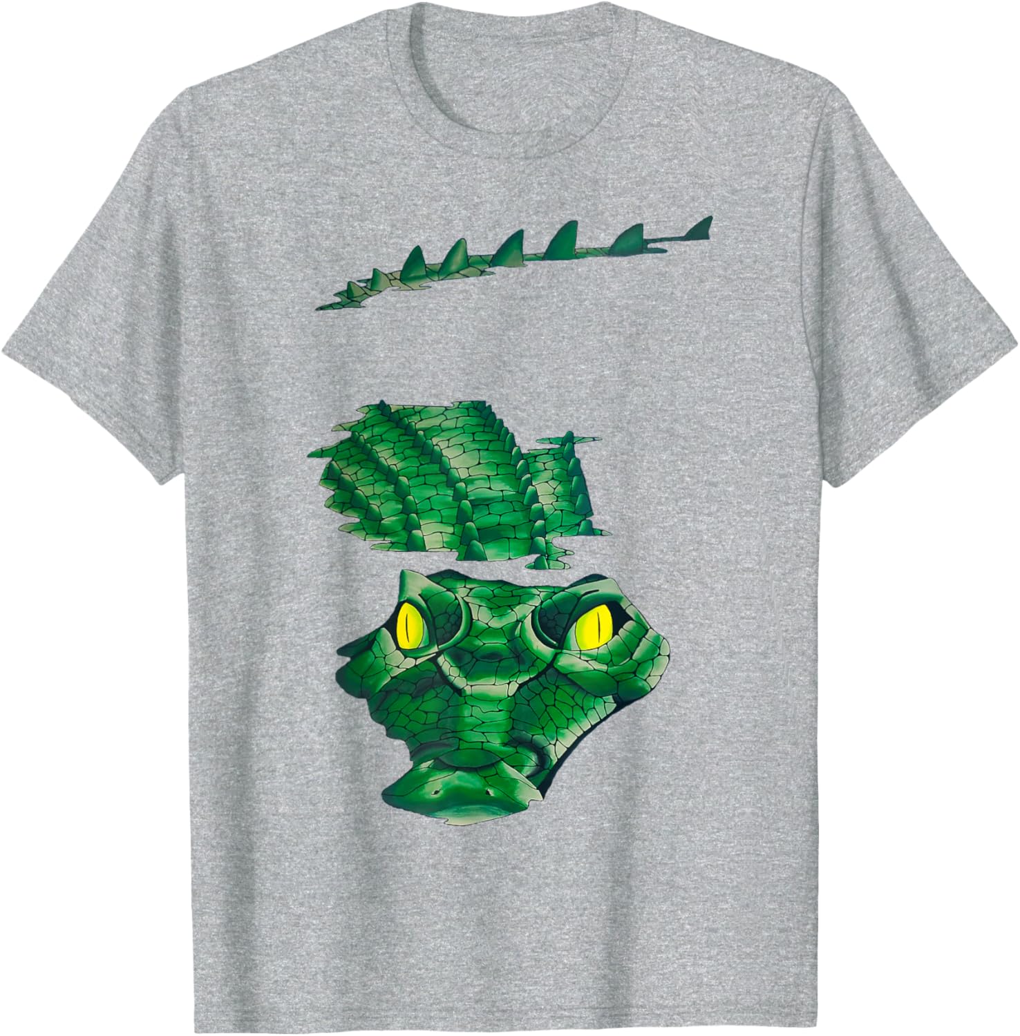 Vintage Crocodile Jurassic Art T-Shirt for Reptile Lovers and Collectors - 17