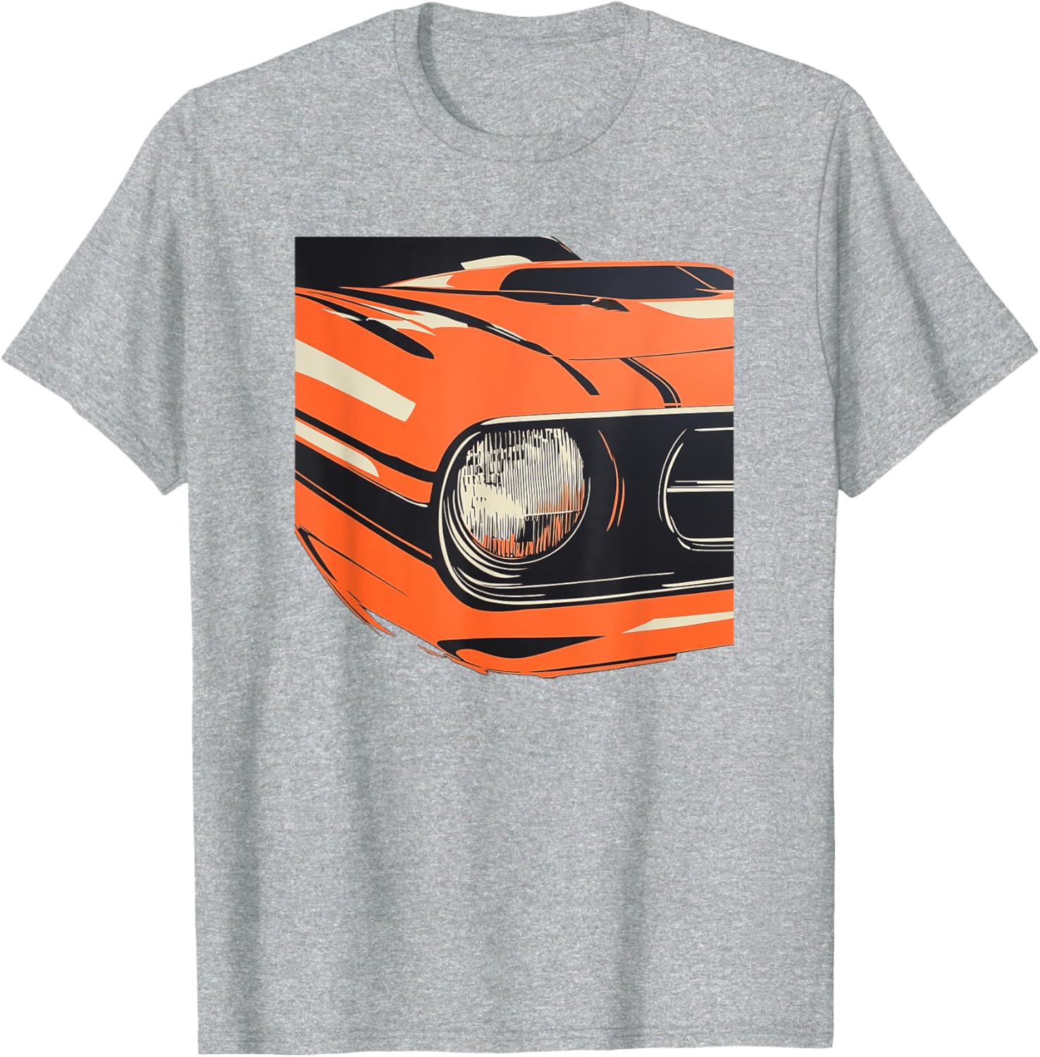 1970 Hemi Muscle Car Cuda T-Shirt for Classic Car Enthusiasts - 8