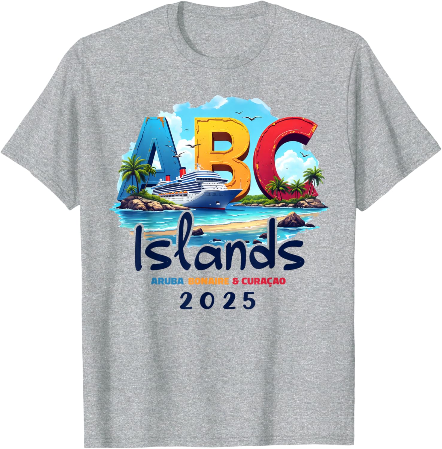 ABC Islands Cruise Vacation 2025 T-Shirt for Aruba Bonaire Curacao Fun - 6