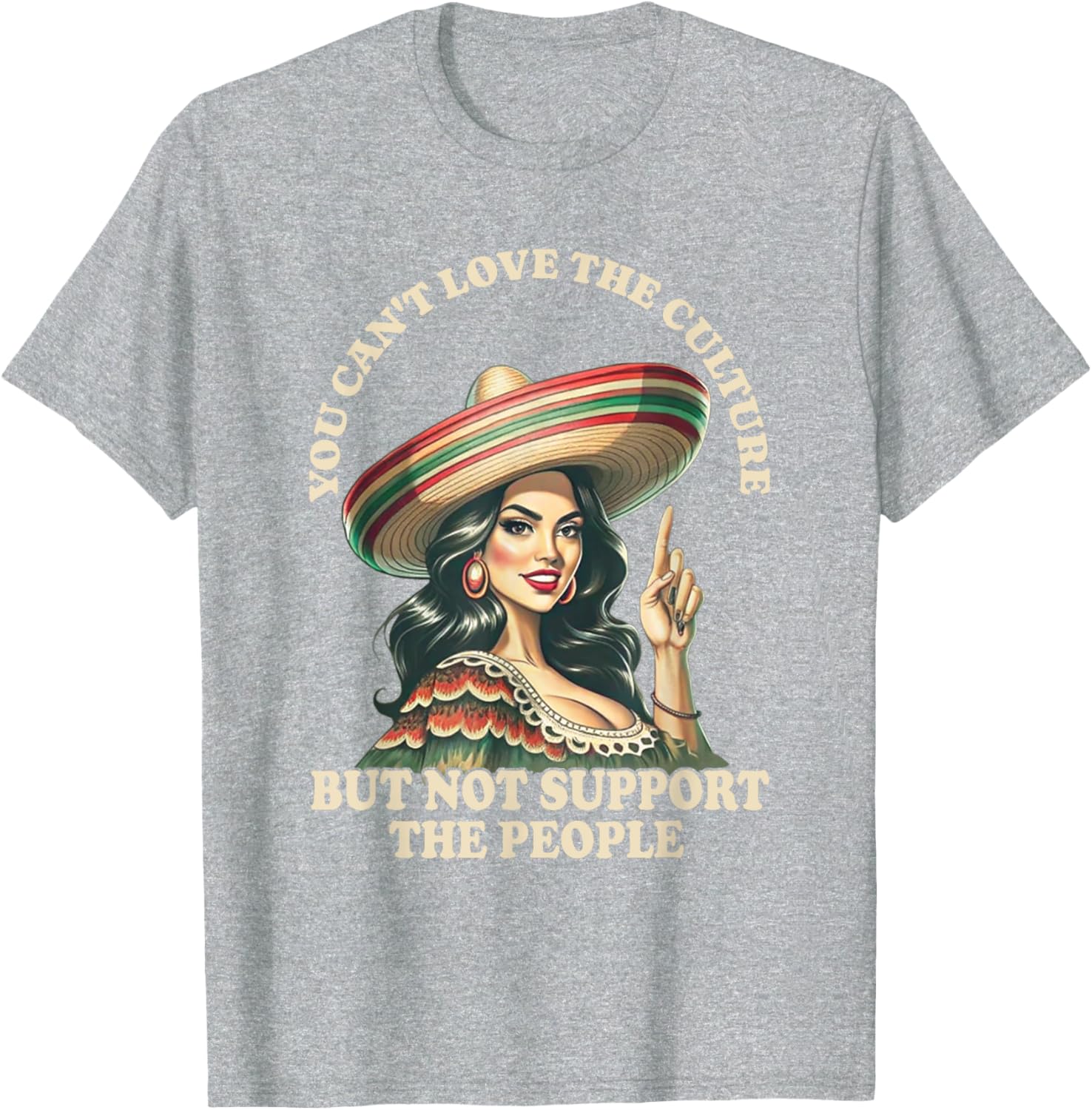 You Can't Love the Culture and Not Support the People Retro T-Shirt - 5