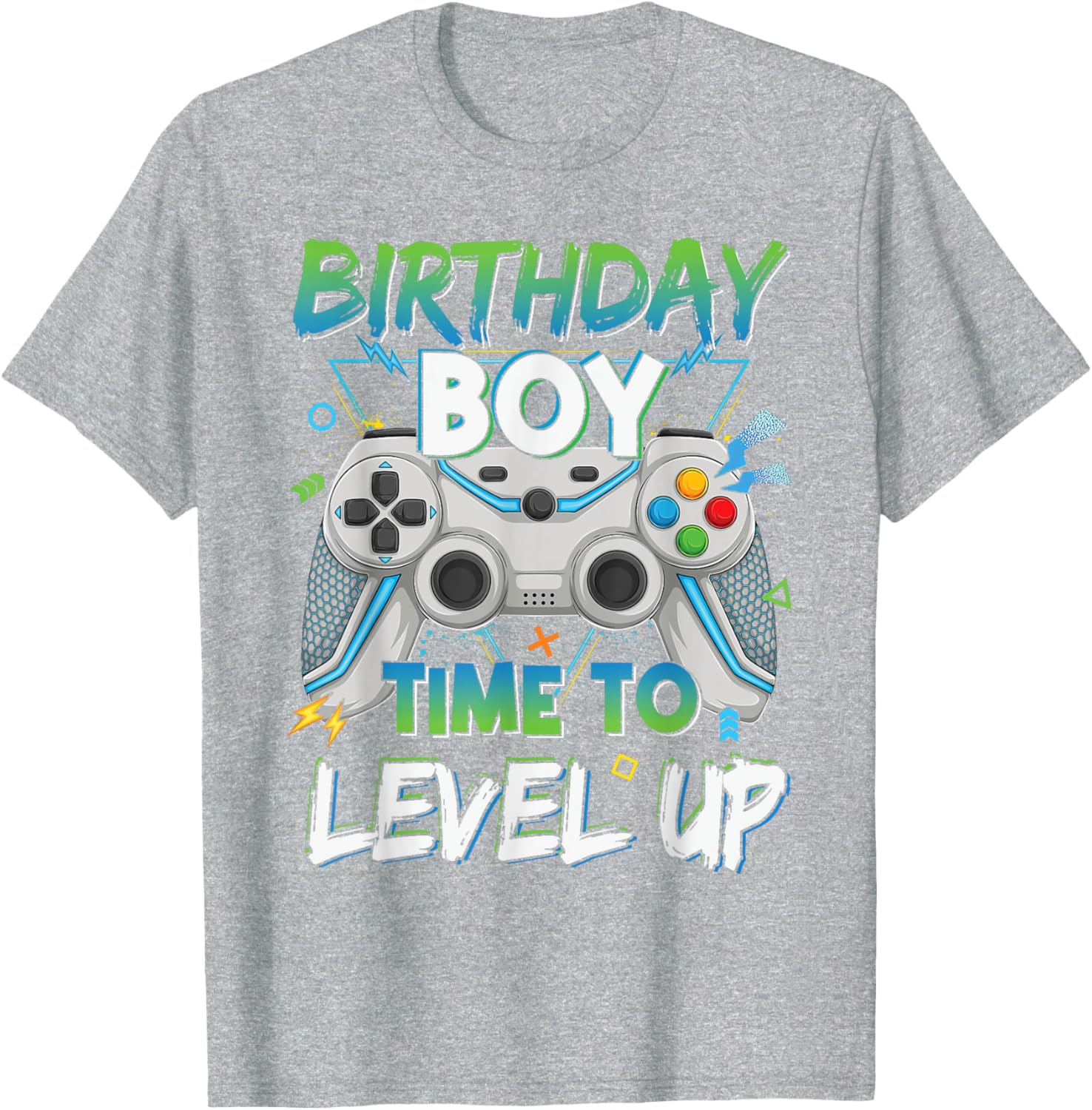Level Up Gaming Birthday Boy T-Shirt for Young Gamer Boys - 22