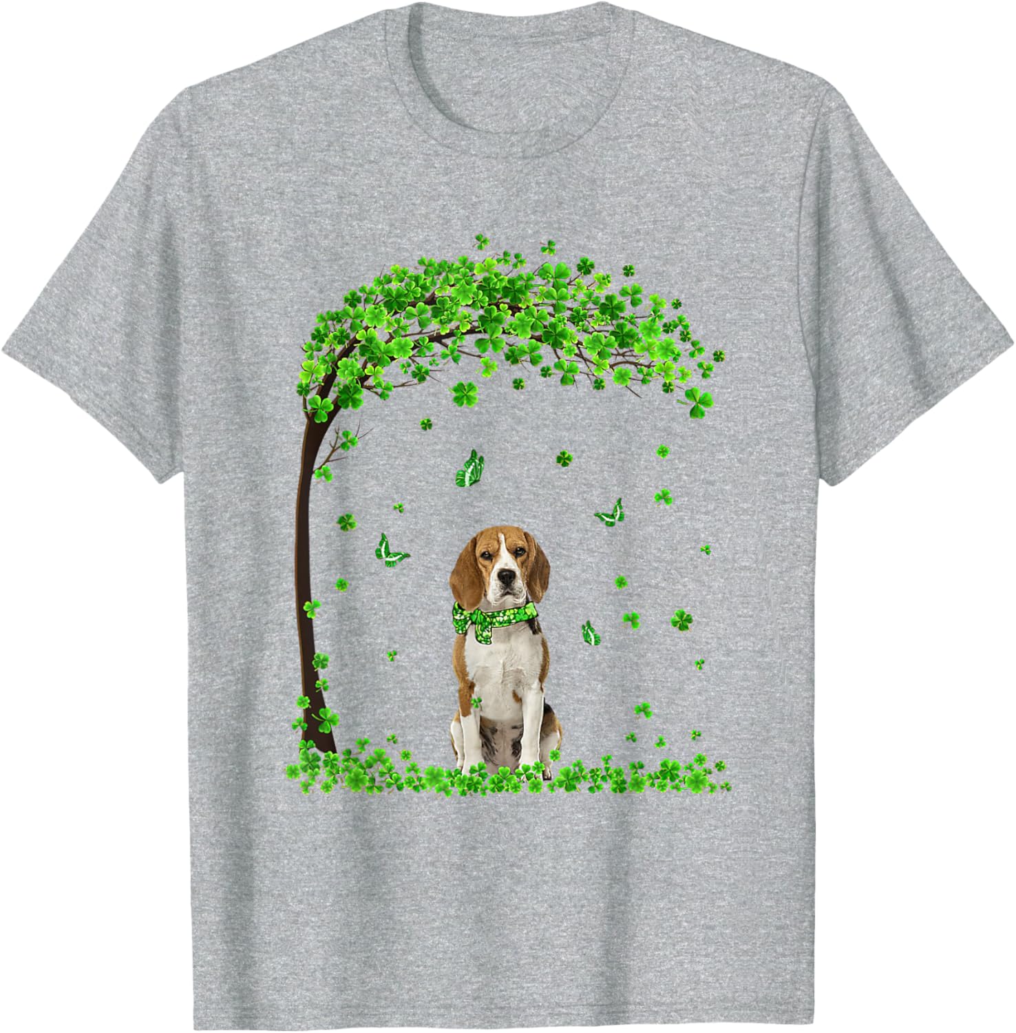 Beagle St Patricks Day Shamrock T-Shirt for Irish Dog Lovers - 20