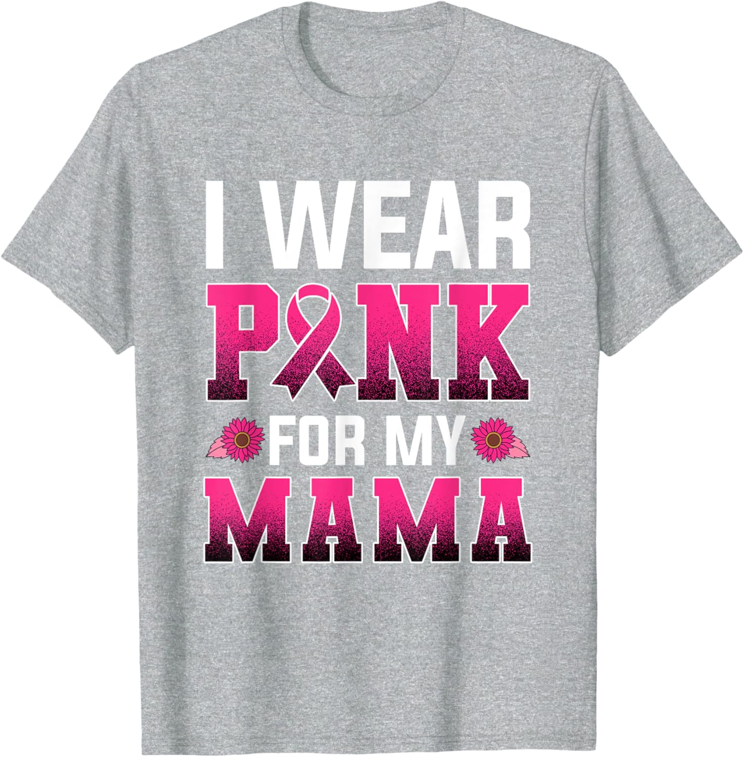 Breast Cancer Awareness Pink Ribbon T-Shirt for Women - Stylish Supportive Tee - 9