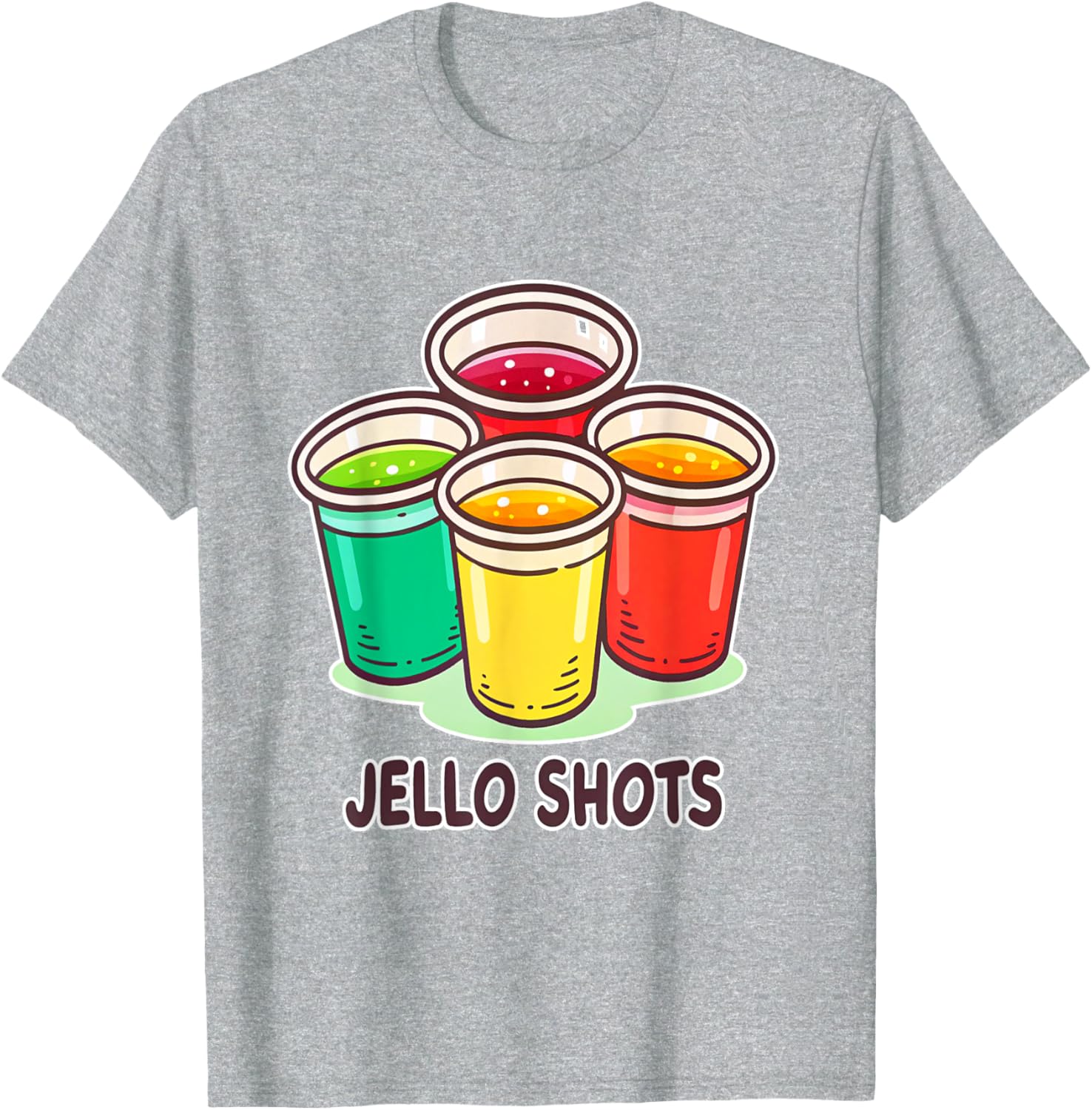 Colorful Jello Shots Party T-Shirt for Fun Celebrations and Events - 24