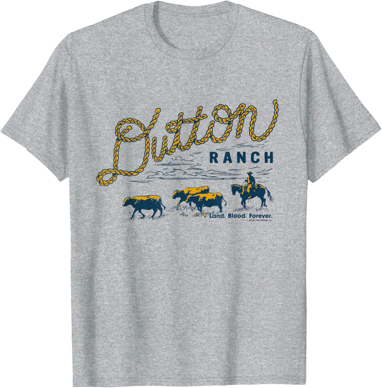 Yellowstone Dutton Ranch Rope T-Shirt - Official Licensed Apparel - 6