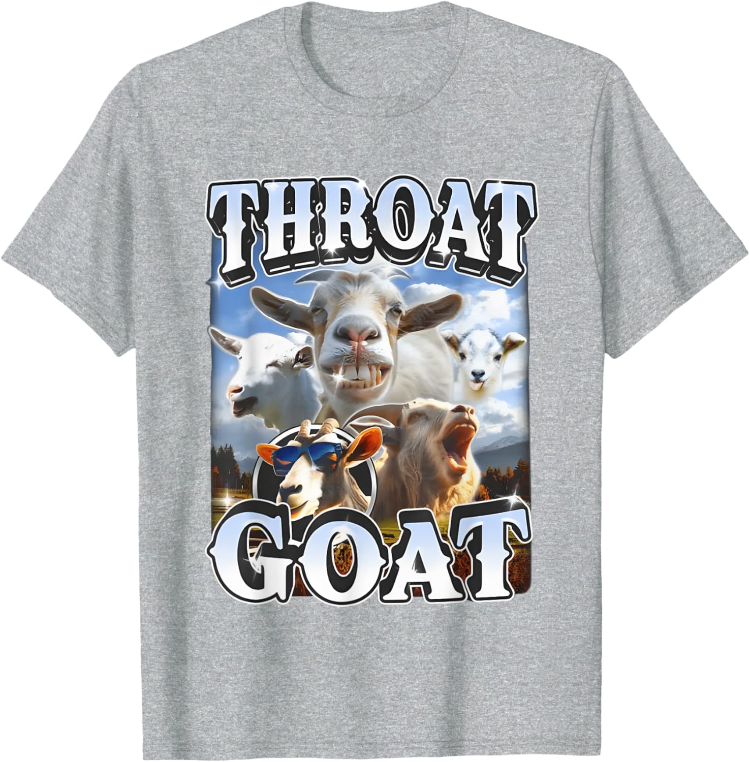 Throat Goat Retro Funny Gag T-Shirt for Adult Humor Lovers - 26