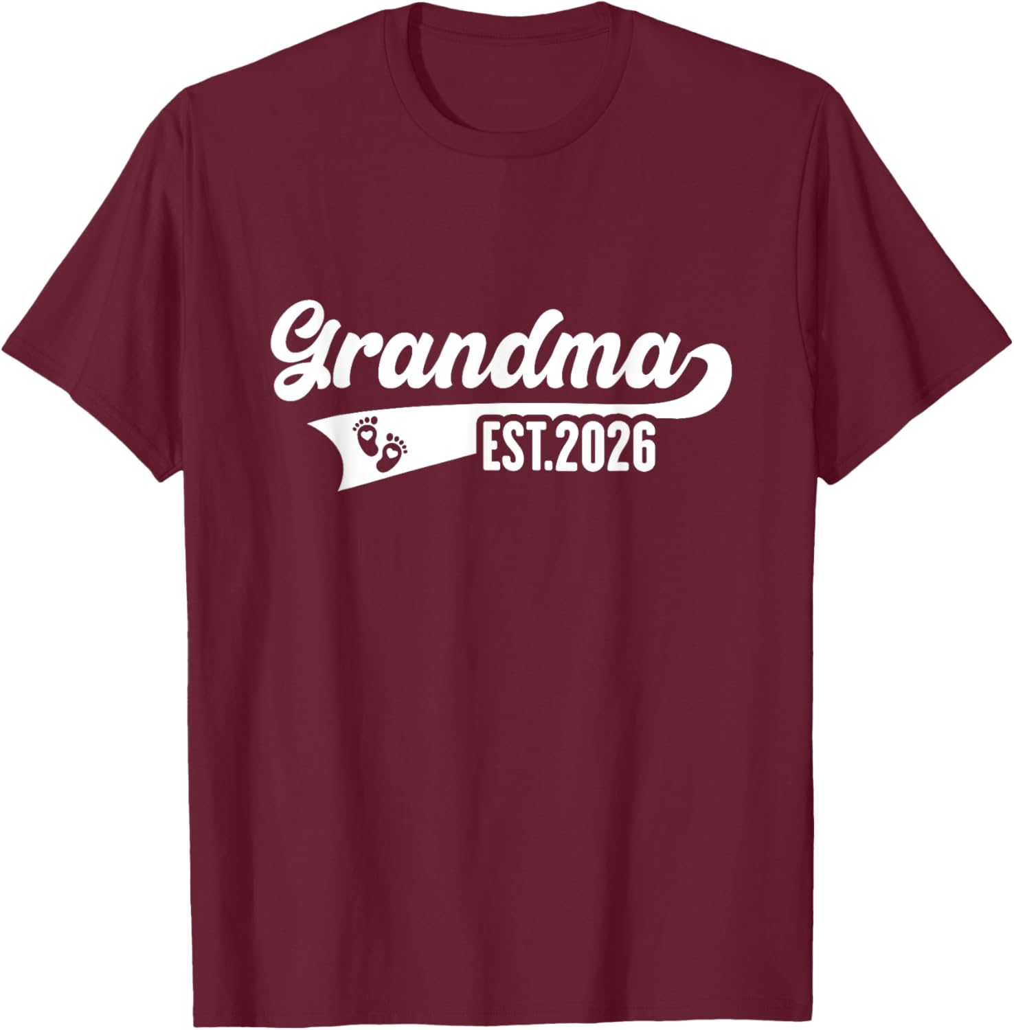 Promoted to Grandma Est 2026 T-Shirt for Excited Grandmas-To-Be - 24