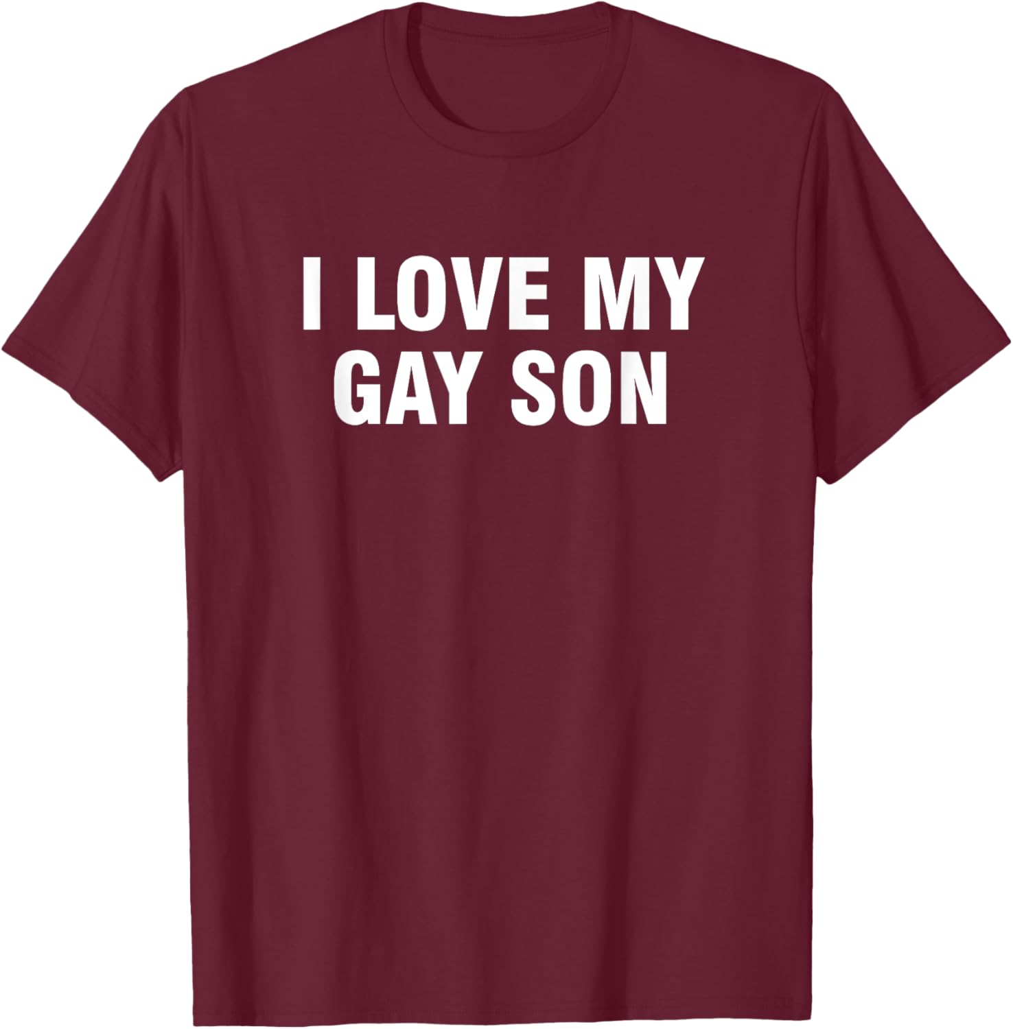 I Love My Gay Son T-Shirt - Supportive and Fun LGBTQ+ Apparel - 2