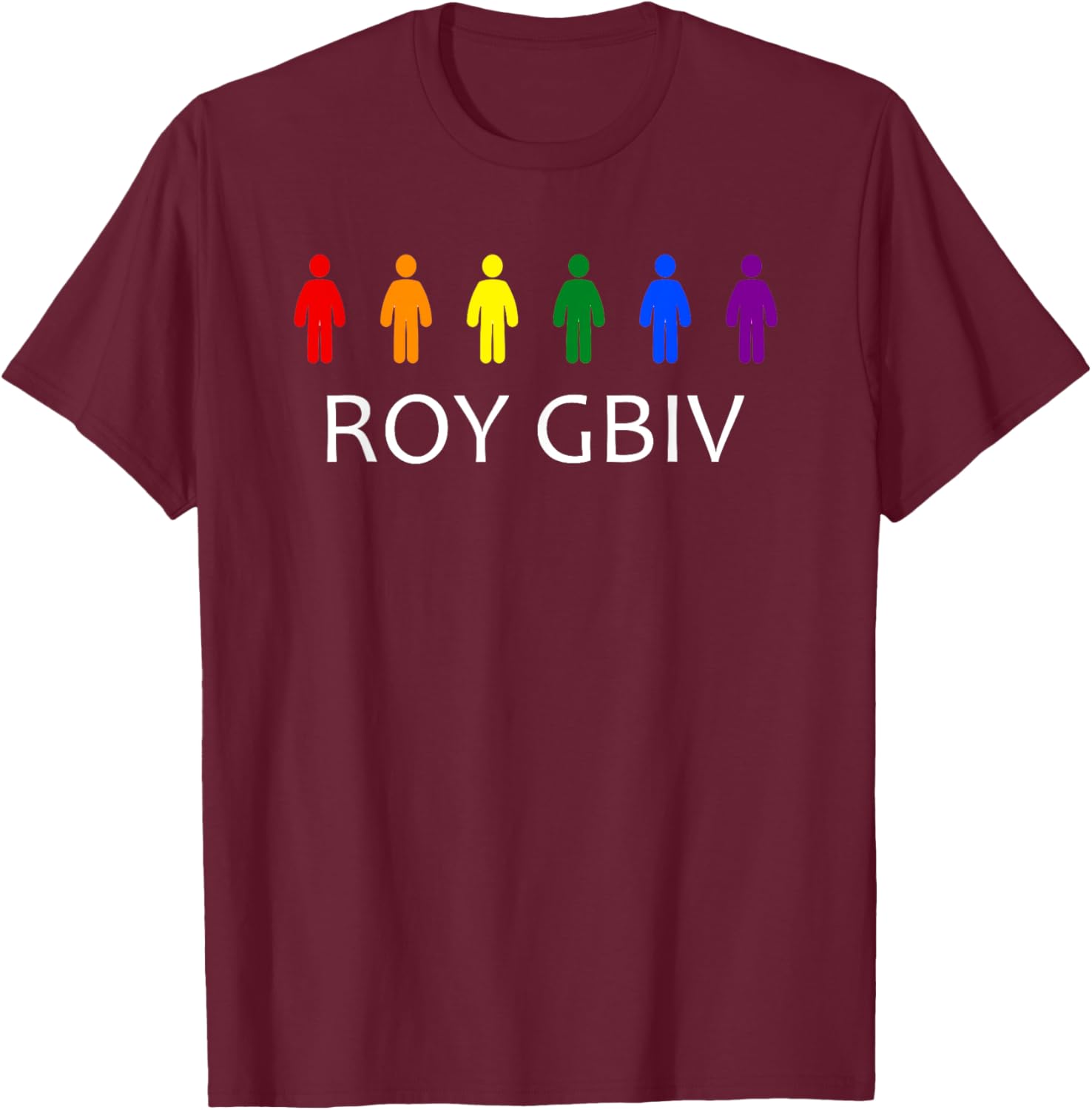 Roy Gbiv Color Spectrum T-Shirt for Vibrant Fashion Lovers - 7