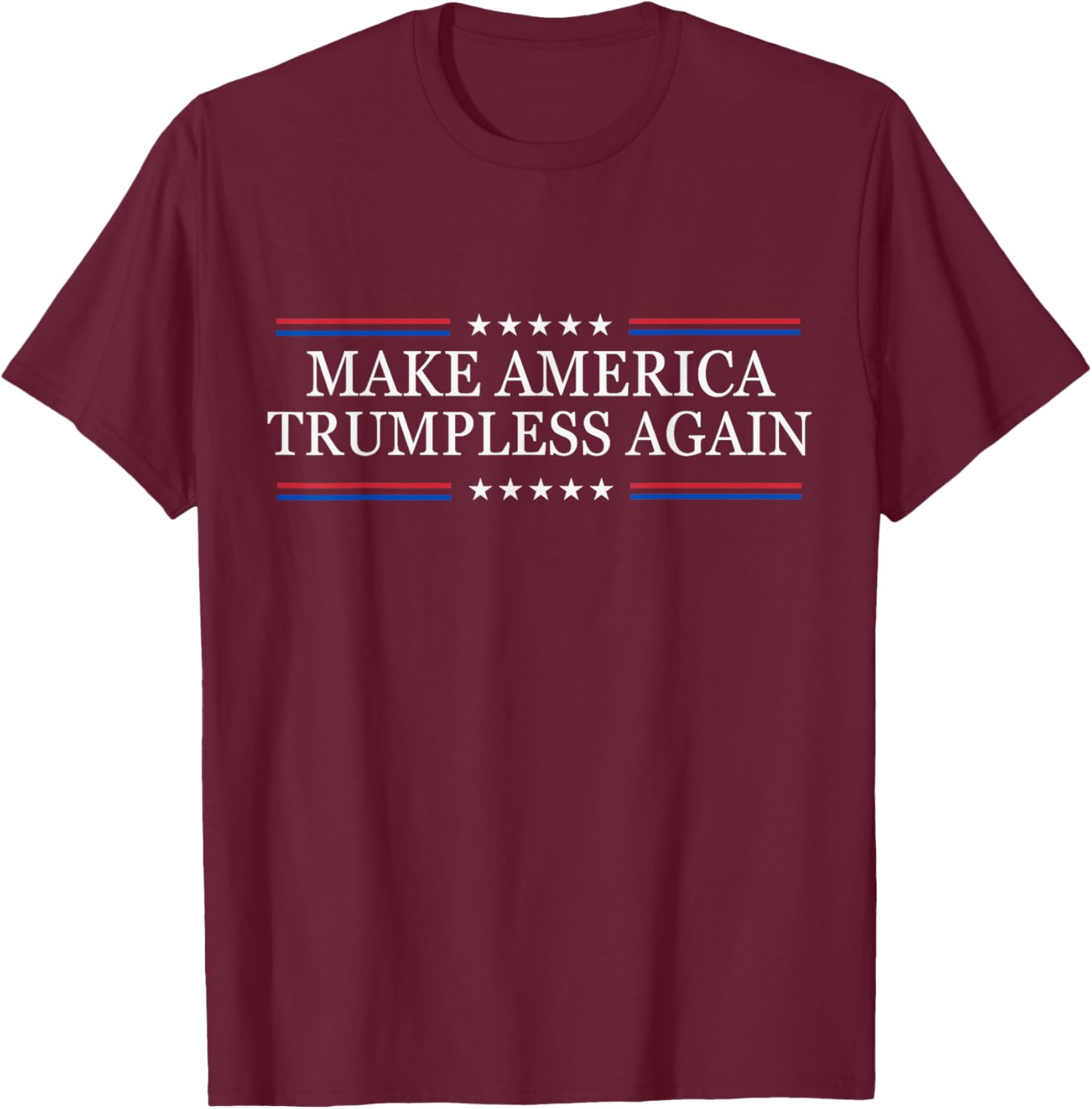 Funny Anti-Trump T-Shirt Make America Trumpless Again for Activists - 18