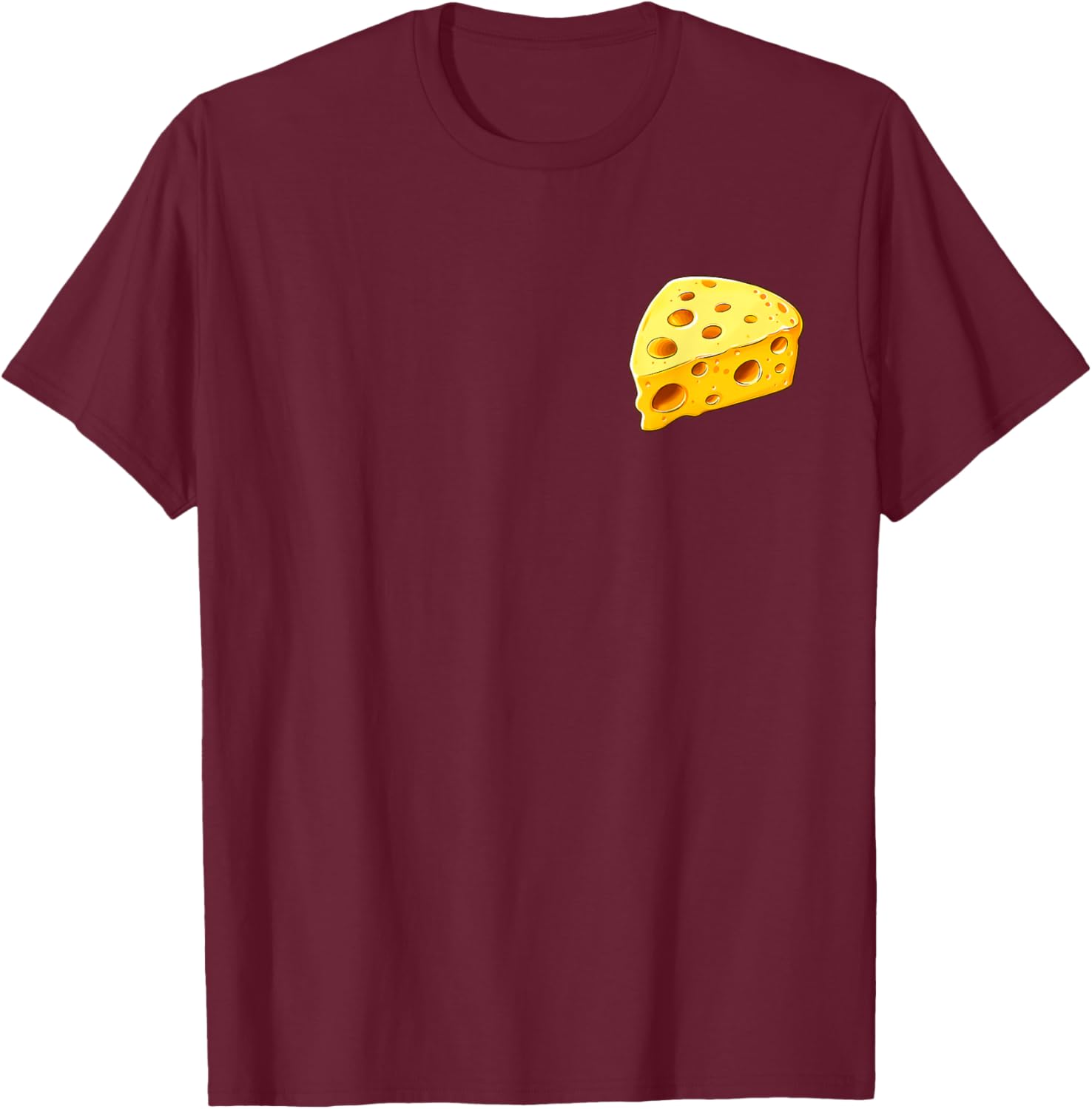 Funny Cheese Lover Minimalist T-Shirt for Cheesy Enthusiasts - 1