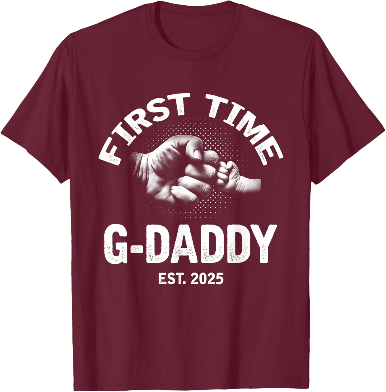 First Time G-Daddy 2025 Father's Day Vintage T-Shirt for Proud Dads - 11