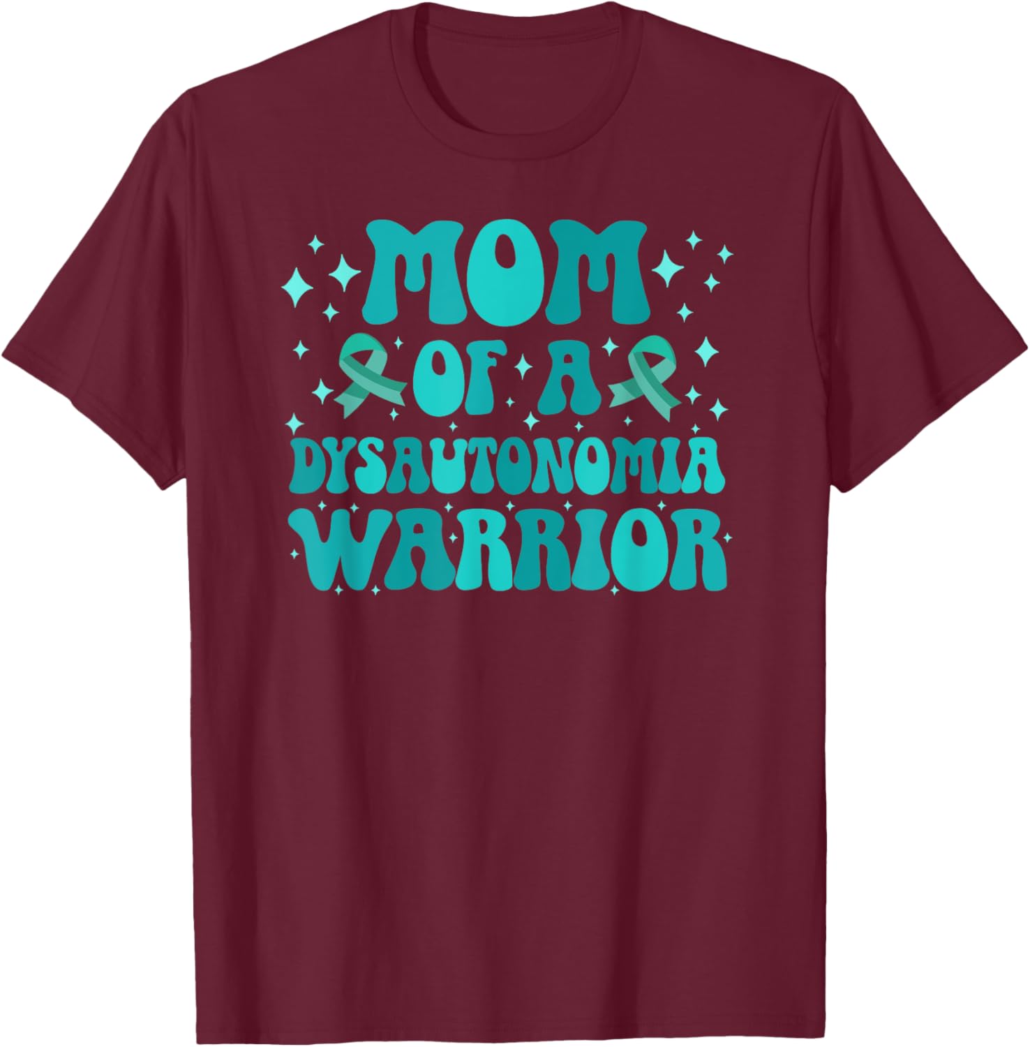 Groovy Dysautonomia Mom T-Shirt for Proud Mothers of Warriors - 8