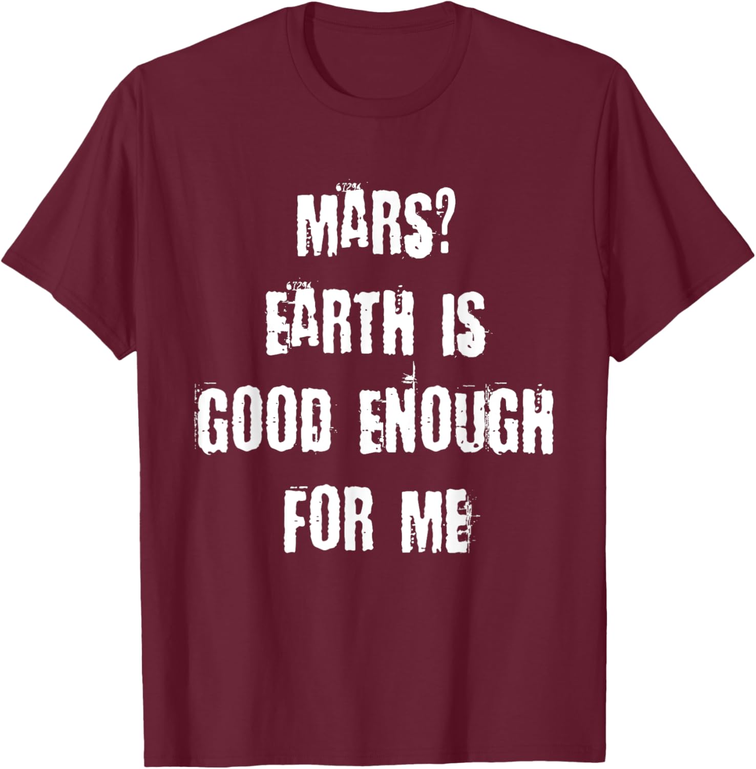 Funny Mars Earth T-Shirt for Space Lovers - Unique Casual Wear - 7