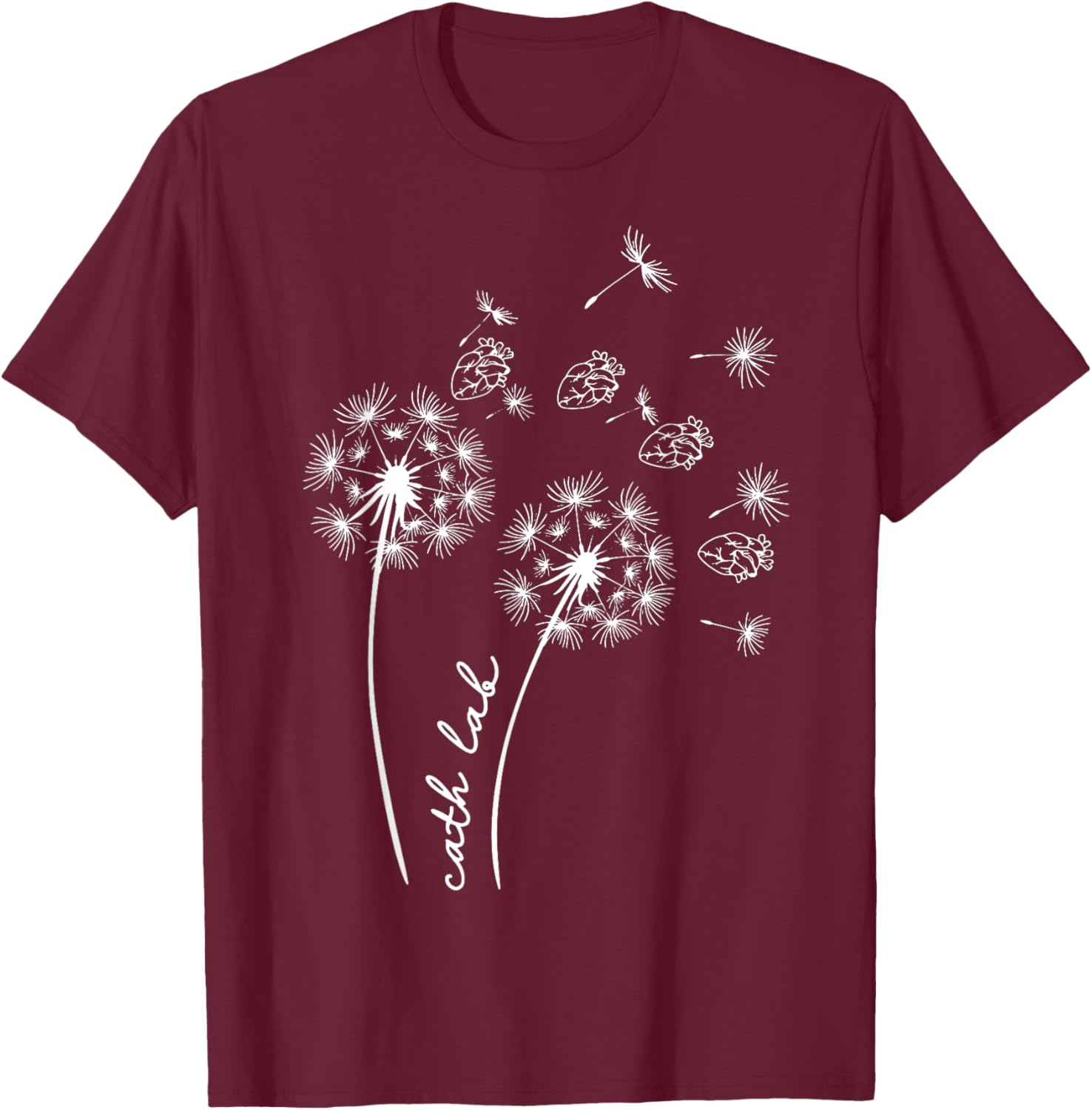 Dandelion Cardiac Nurse T-Shirt for CVICU Cardiologists & Nurses - 5
