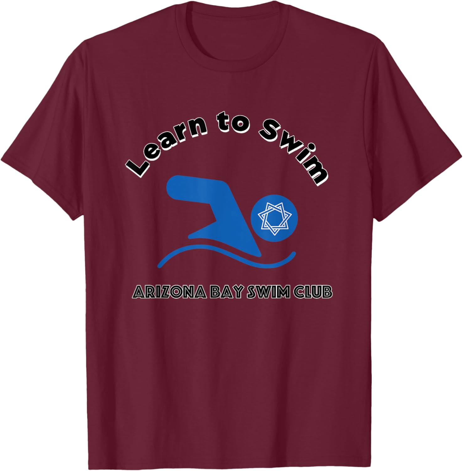 Learn to Swim Club Bay Arizona T-Shirt Fun Summer Swimwear Apparel - 15