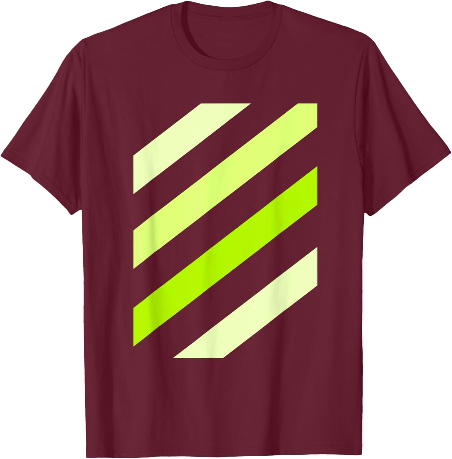 Stylish Green Stripe Graphic T-Shirt for Trendy Casual Wear - 16