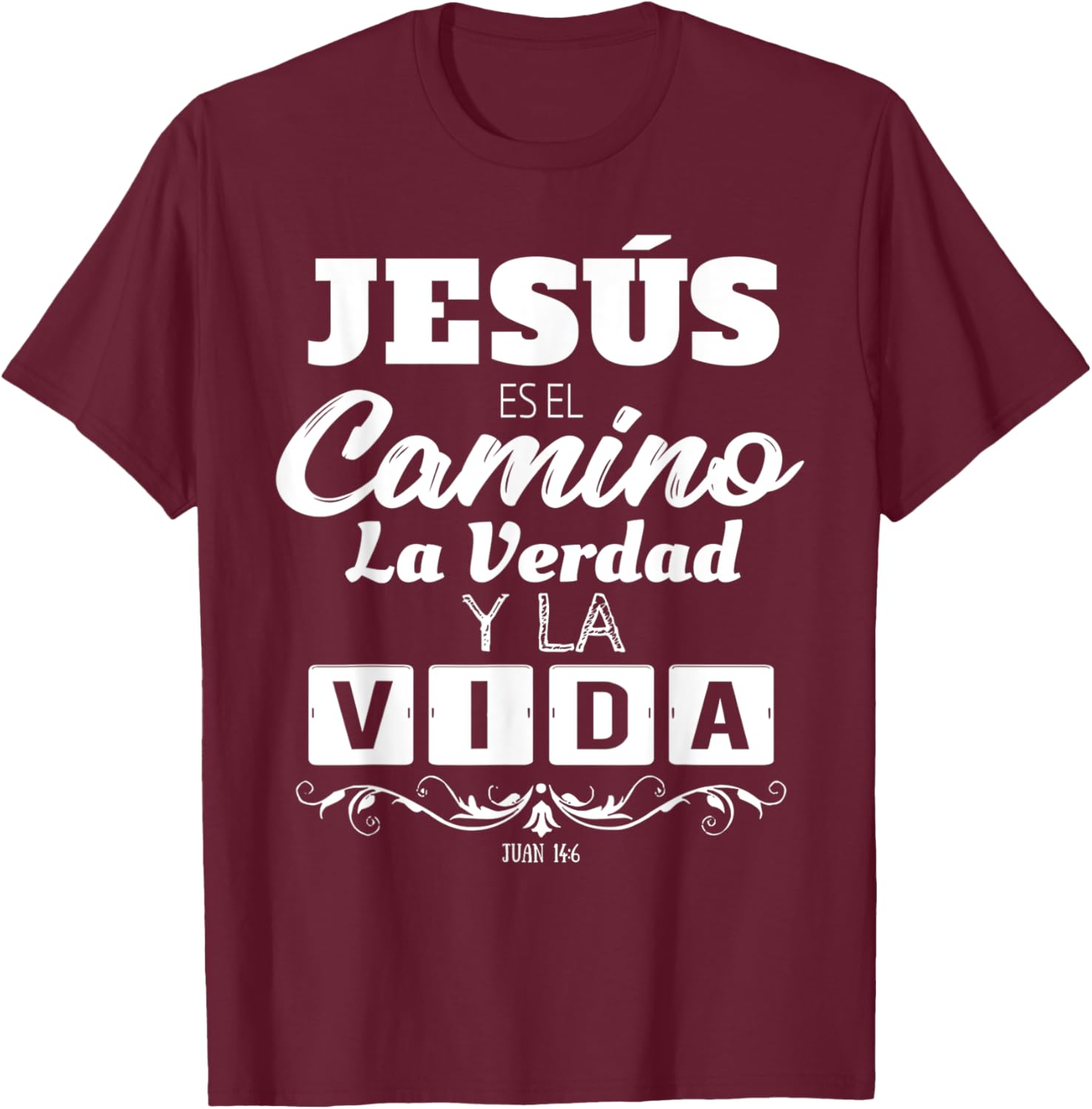 Jesus Is The Way Truth Life Christian Quotes T-Shirt for Believers - 13