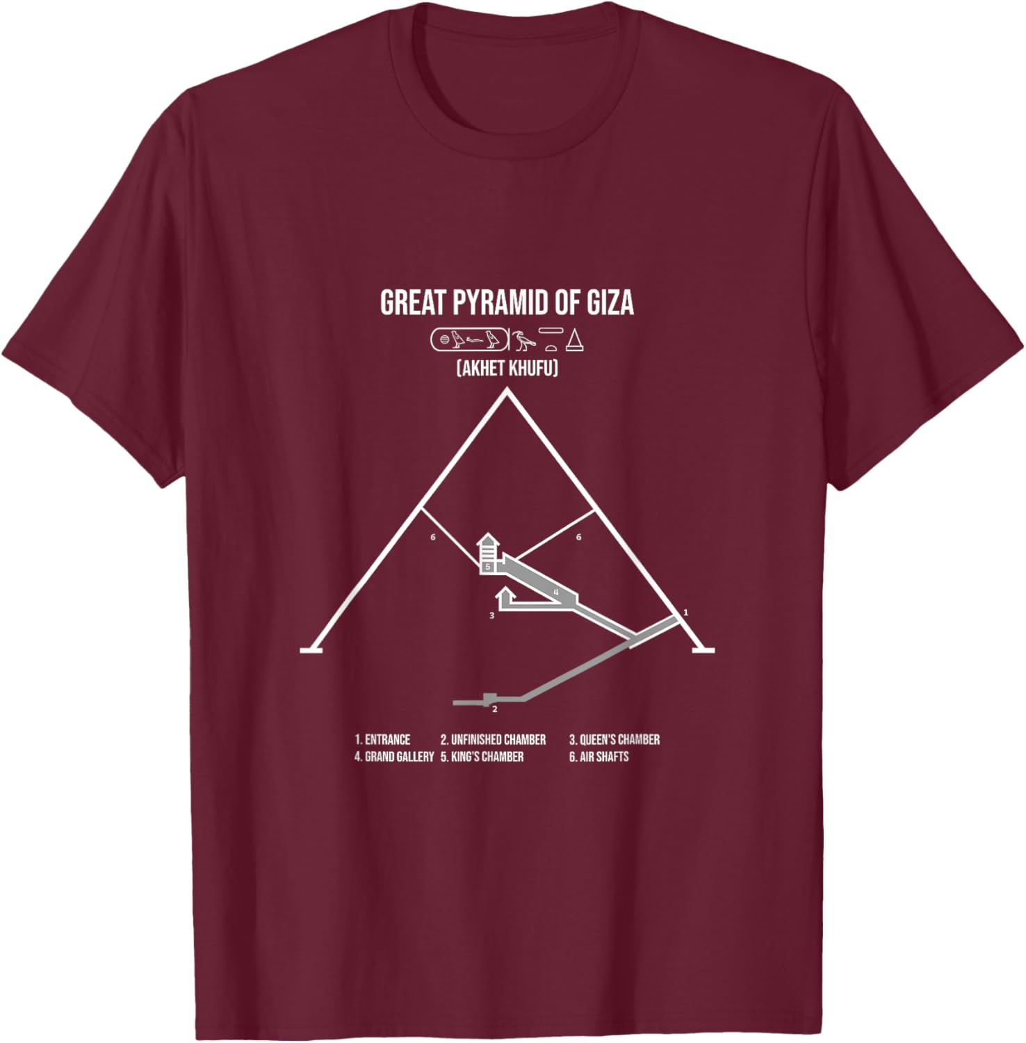Great Pyramid of Giza T-Shirt for Travel Lovers and History Buffs - 20