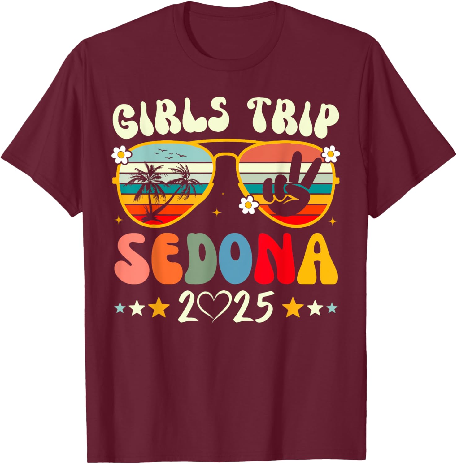 Girls Trip Sedona 2025 Summer Vacation Matching T-Shirt for Fun Times - 4