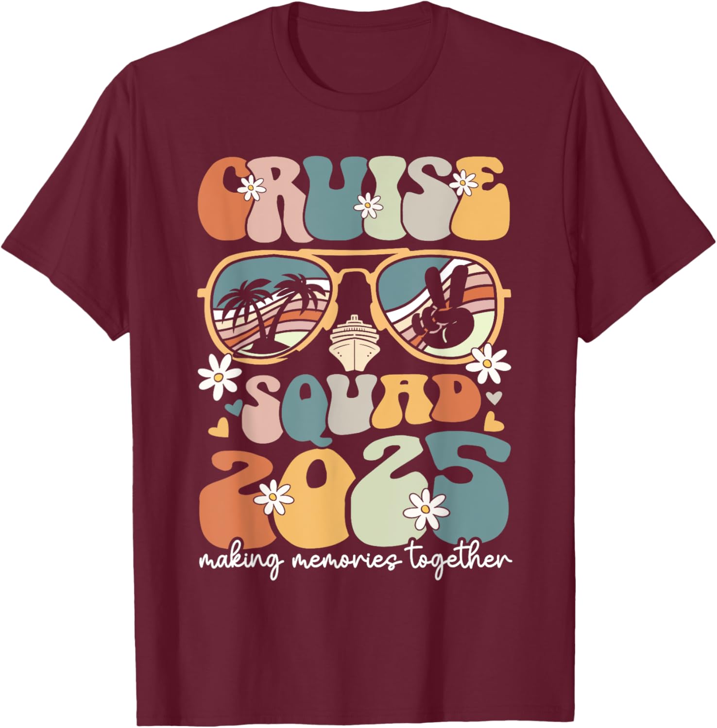 Cruise Squad 2025 Family Matching Summer Vacation T-Shirts for Fun Adventures - 7