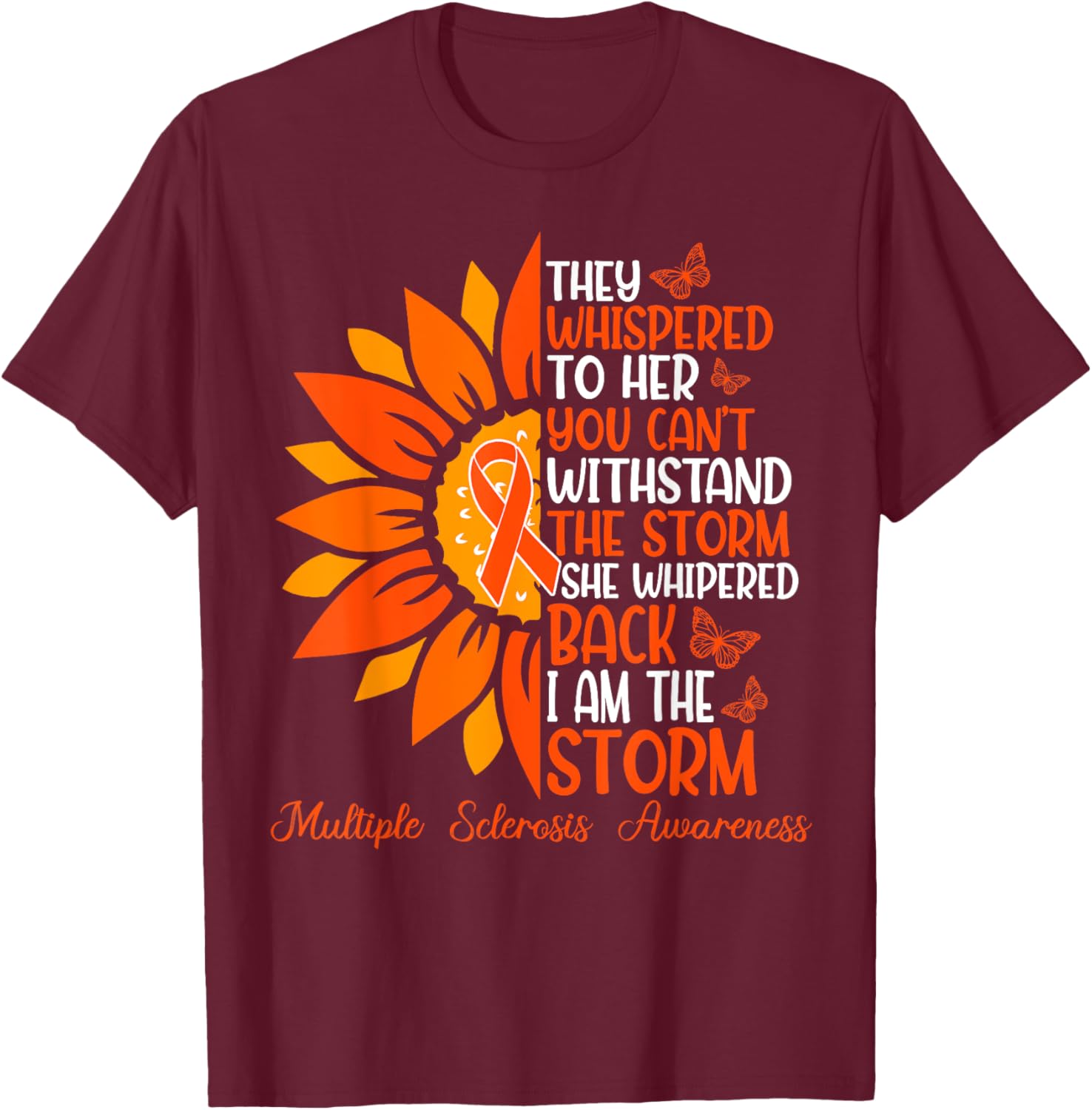 Inspiring MS Awareness T-Shirt for Motivation and Support - 12