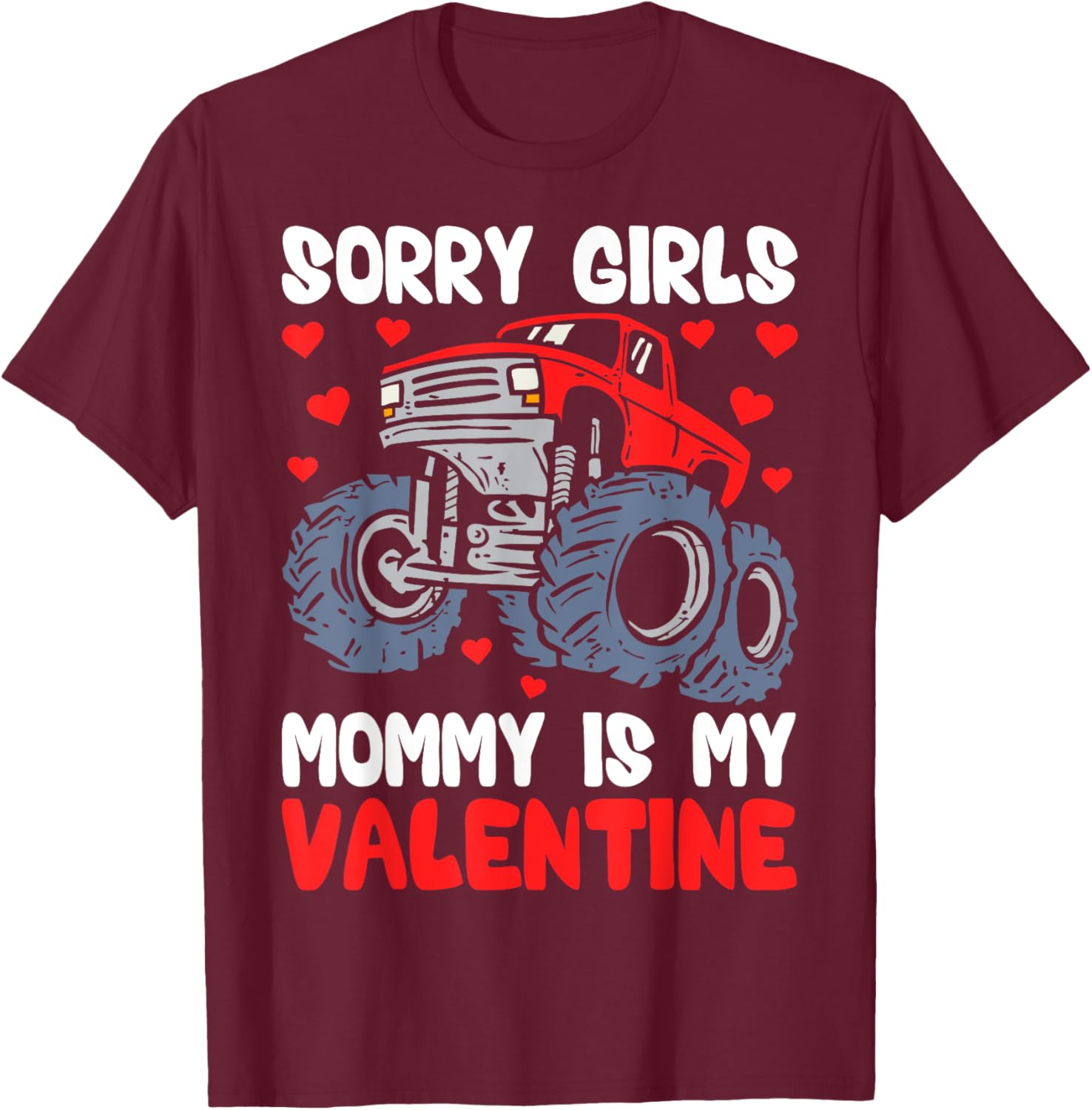 Sorry Girls Mommy Is My Valentine Boys Kids T-Shirt for Valentine's Day - 3